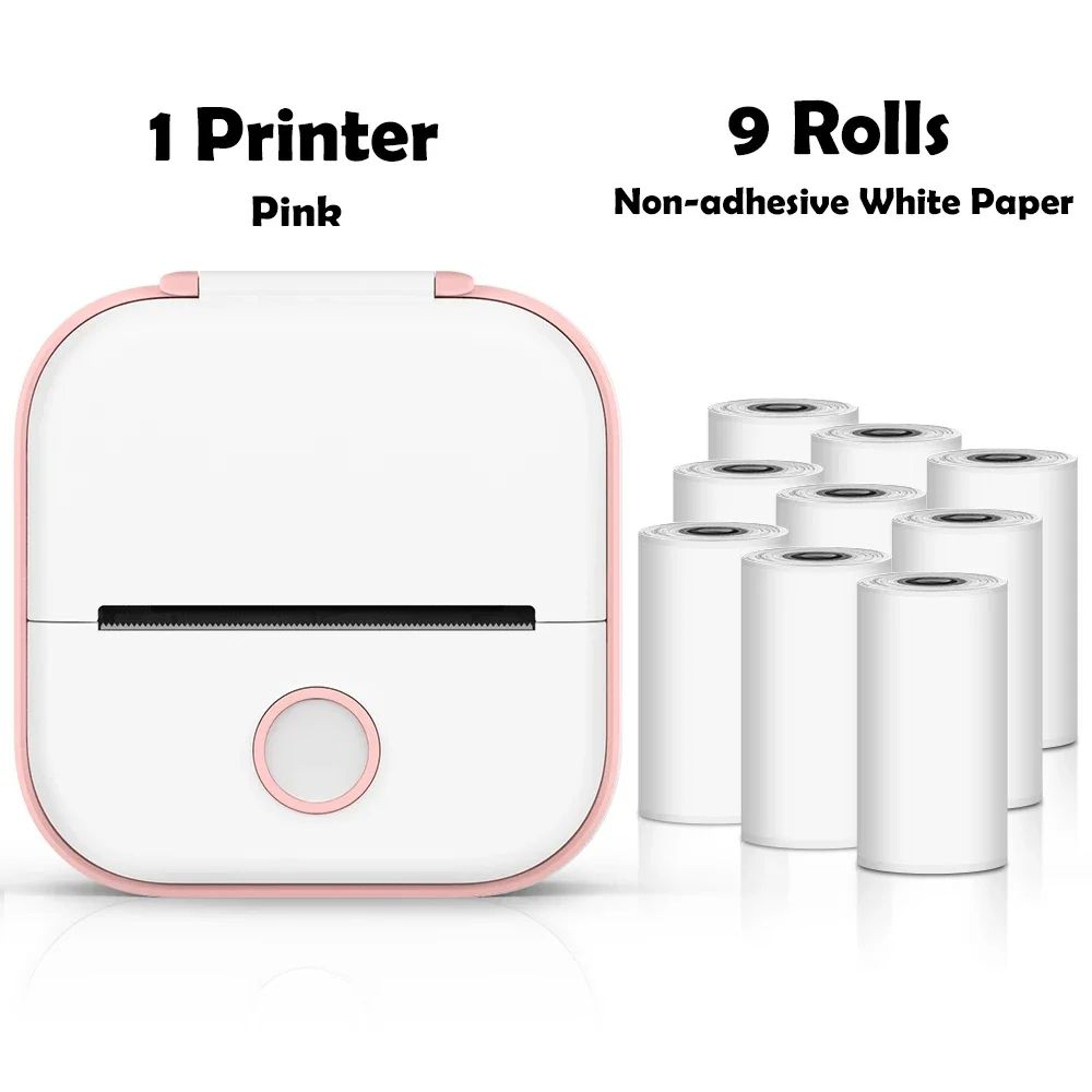 Mini Sticker Printer  T02 Bluetooth Inkless Photo  Note Printing For IOS Android DIY Journals And S