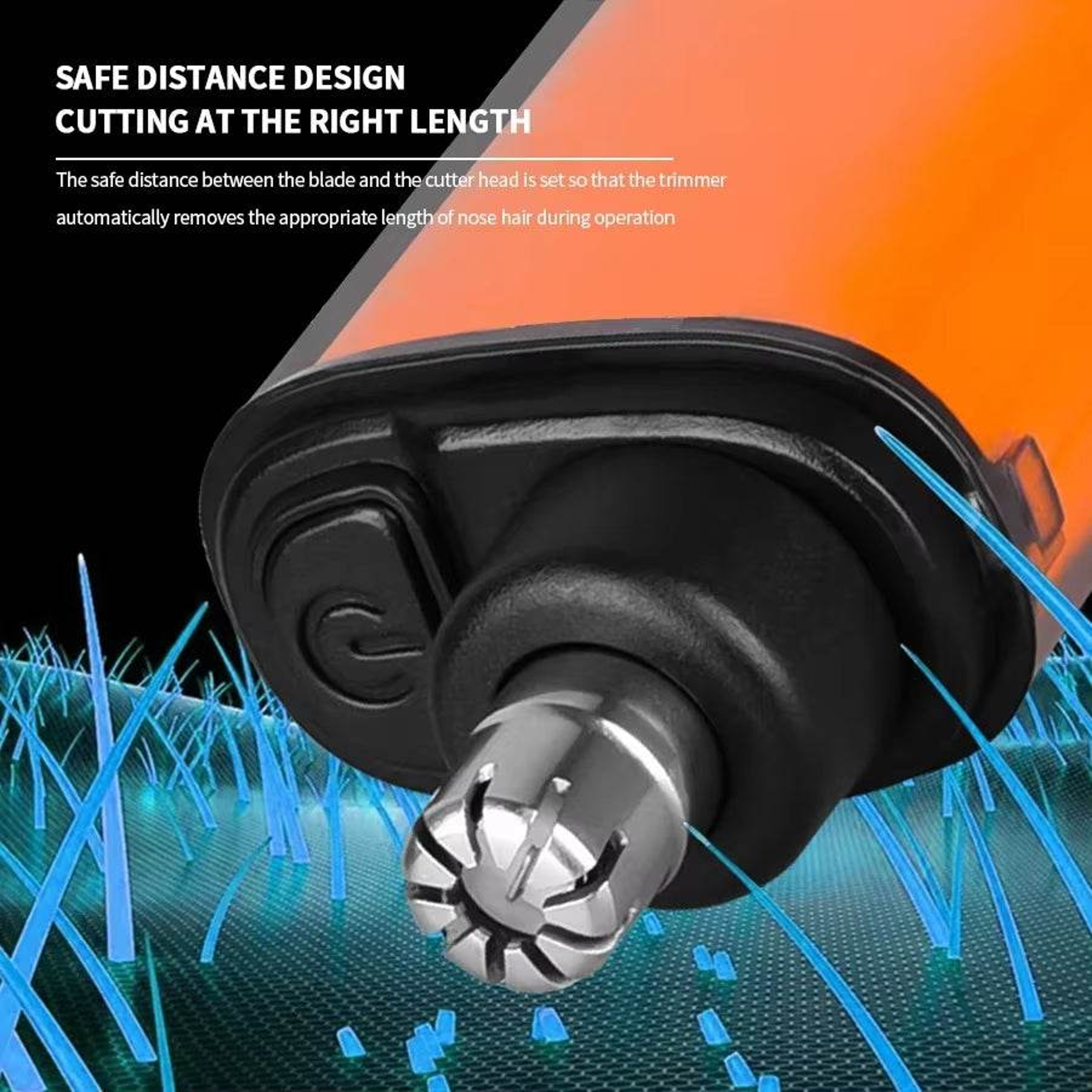 Mini USB Rechargeable Nose  Ear Hair Trimmer  Portable Grooming Tool For Men  Safe Precise TravelRe