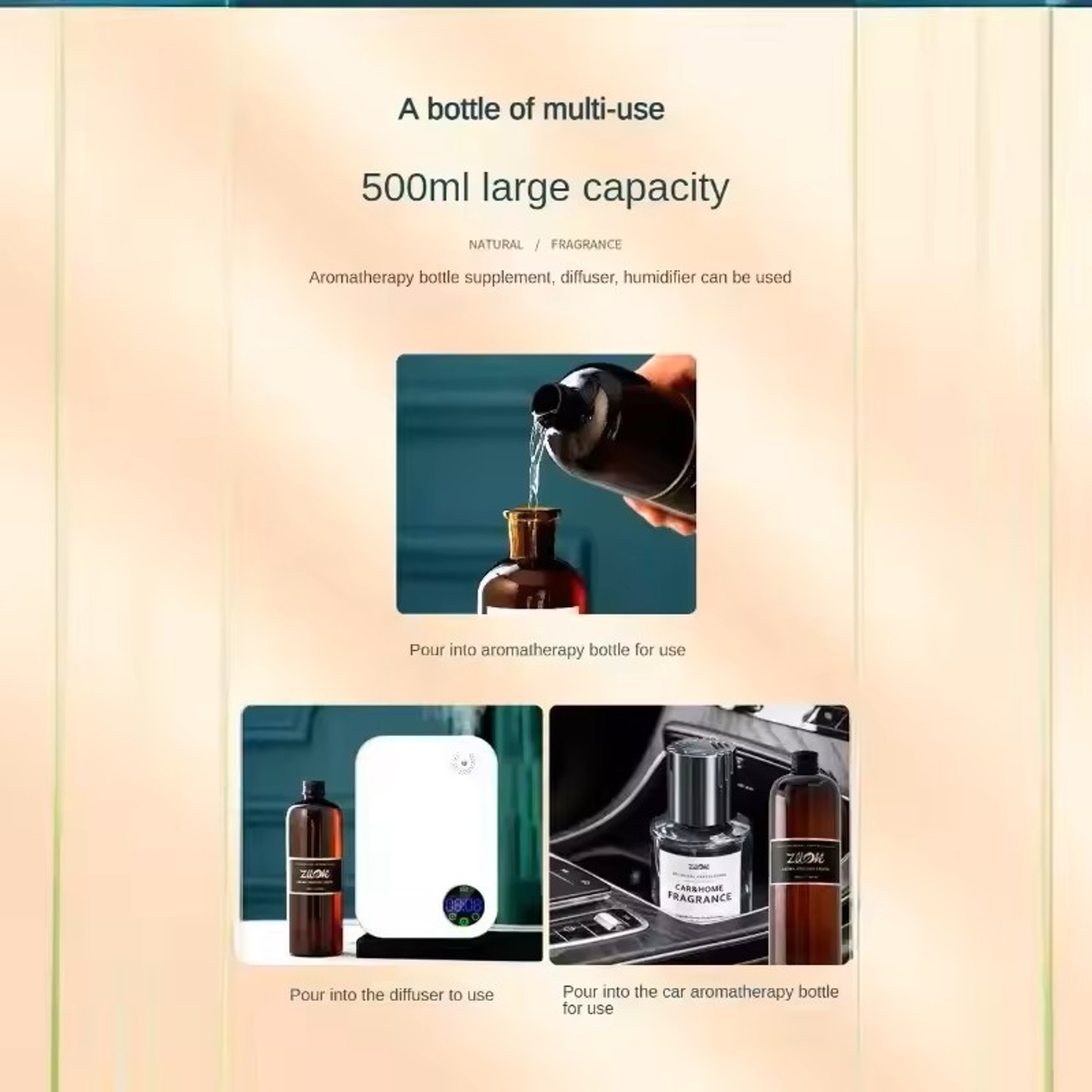 Luxury Hotel-Inspired Scent Diffuser – 500ml Aromatic Oil for Home | Inspired by Hilton & Ritz-Carlton Ambience – view 9