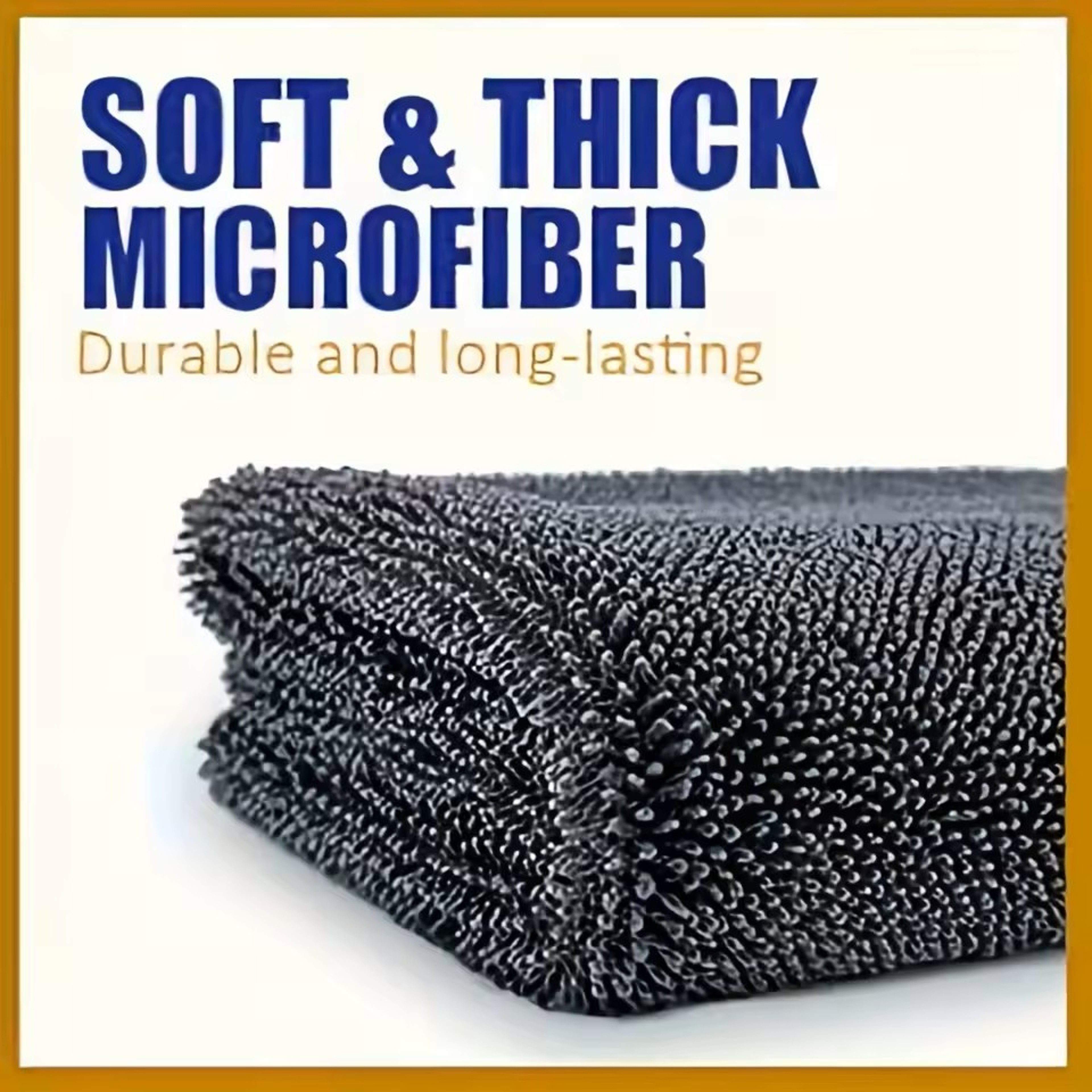 1pc Extra Large Car Towel 24x35 inches – Super Absorbent, No-Shed, Streak-Free, Fast Drying for Auto Detailing – view 9