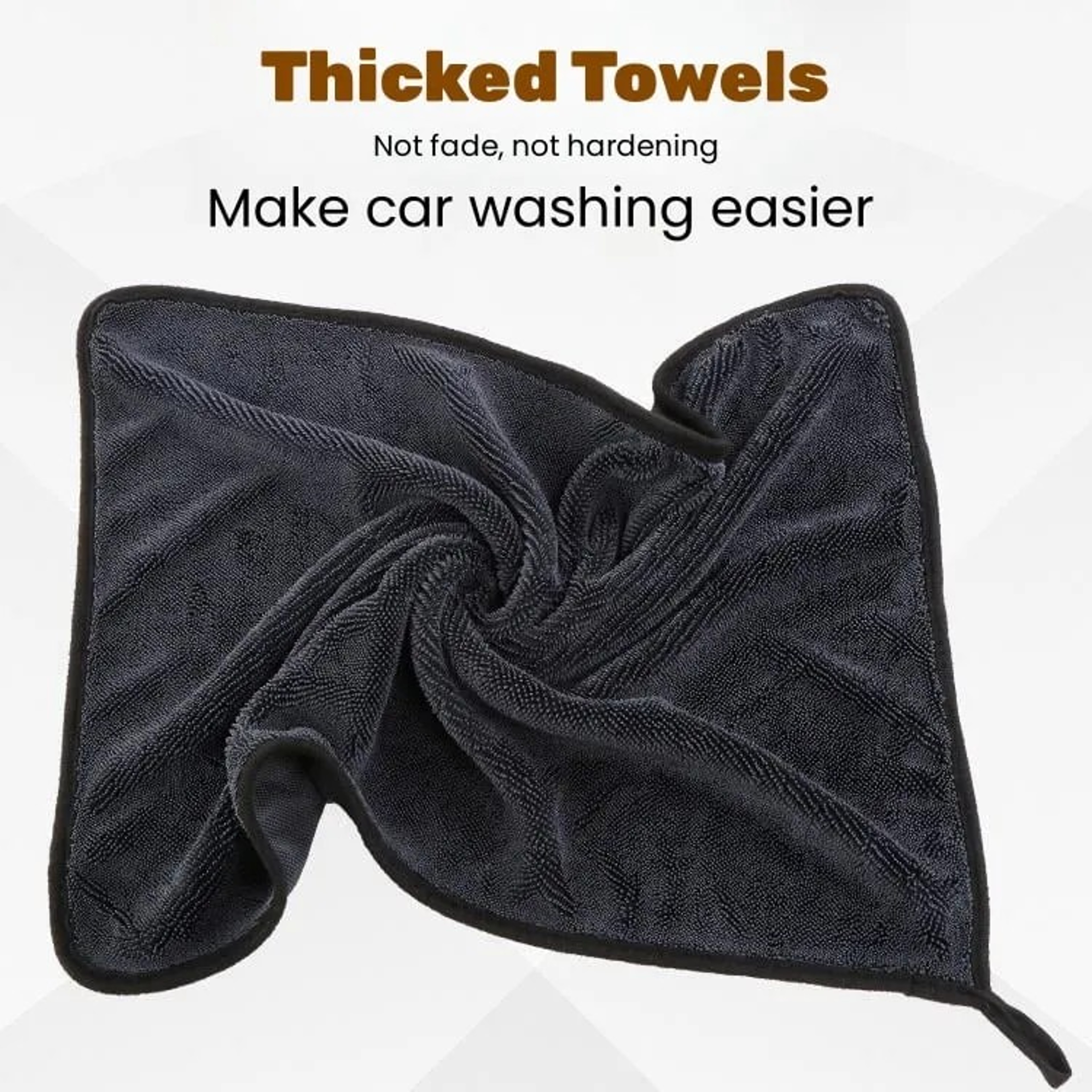 1pc Extra Large Car Towel 24x35 inches – Super Absorbent, No-Shed, Streak-Free, Fast Drying for Auto Detailing – view 12