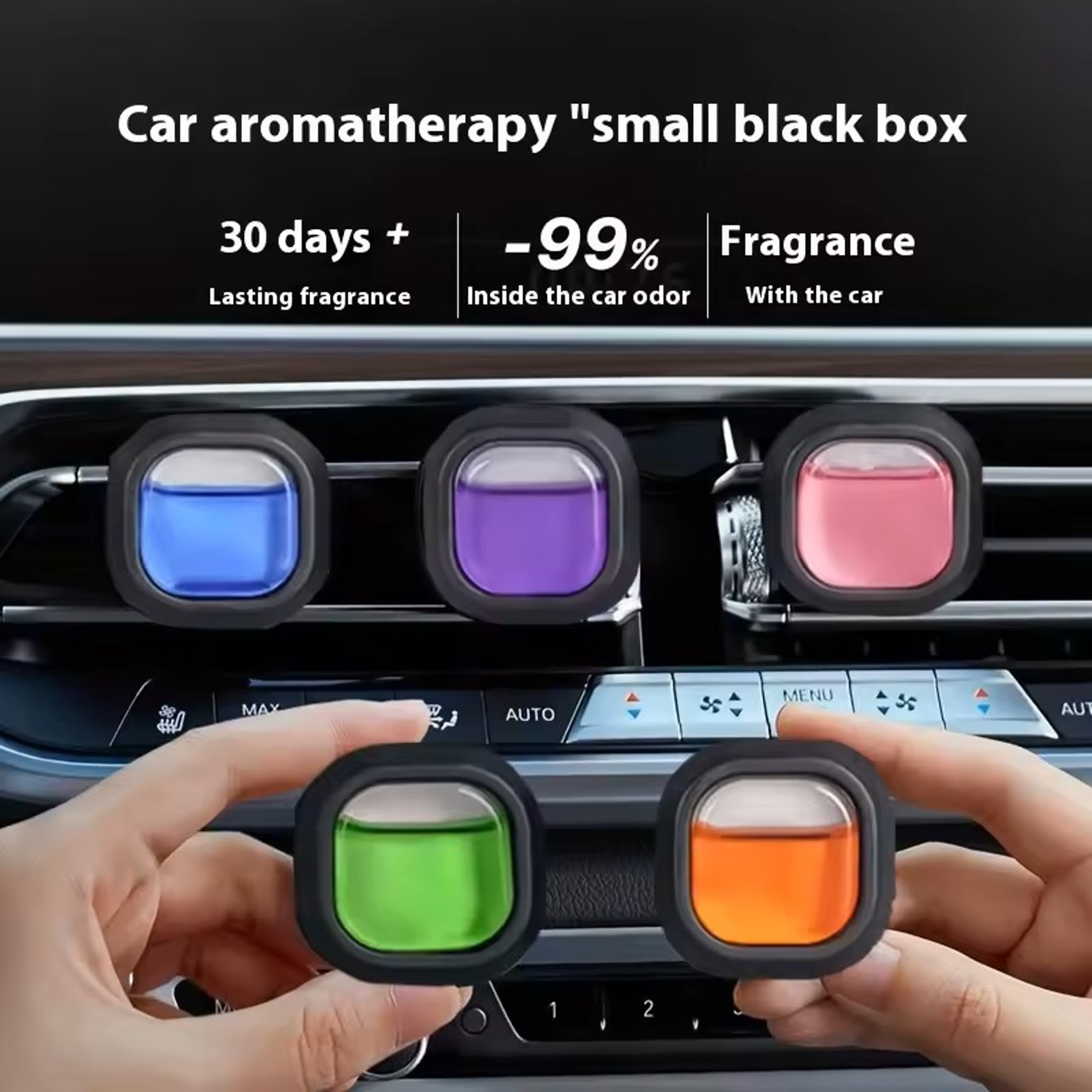 Essential Oil Car Air Freshener Clip – Long-Lasting, Odor Eliminator – view 12
