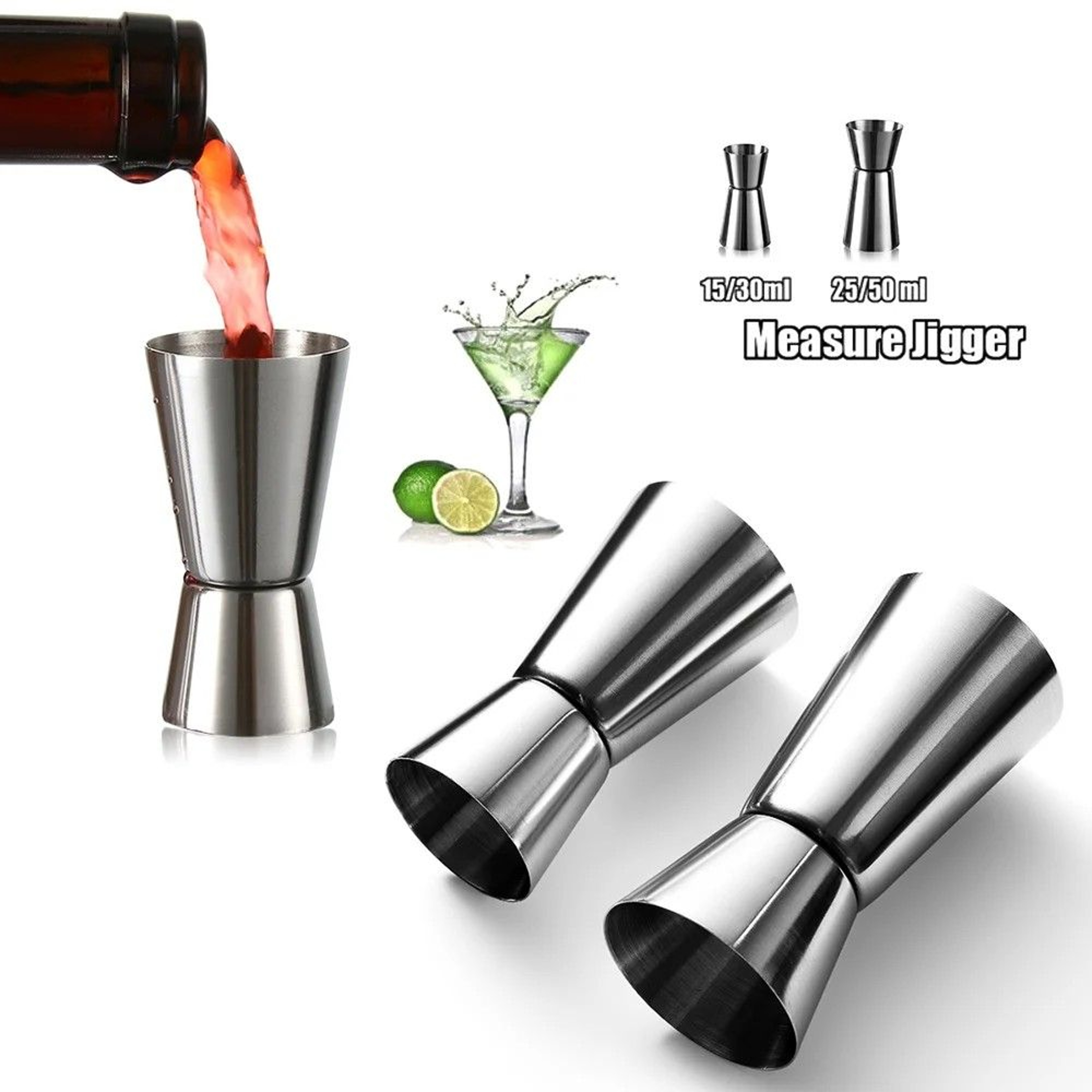 Pro Bar Jigger  1530ml Cocktail Measure 0