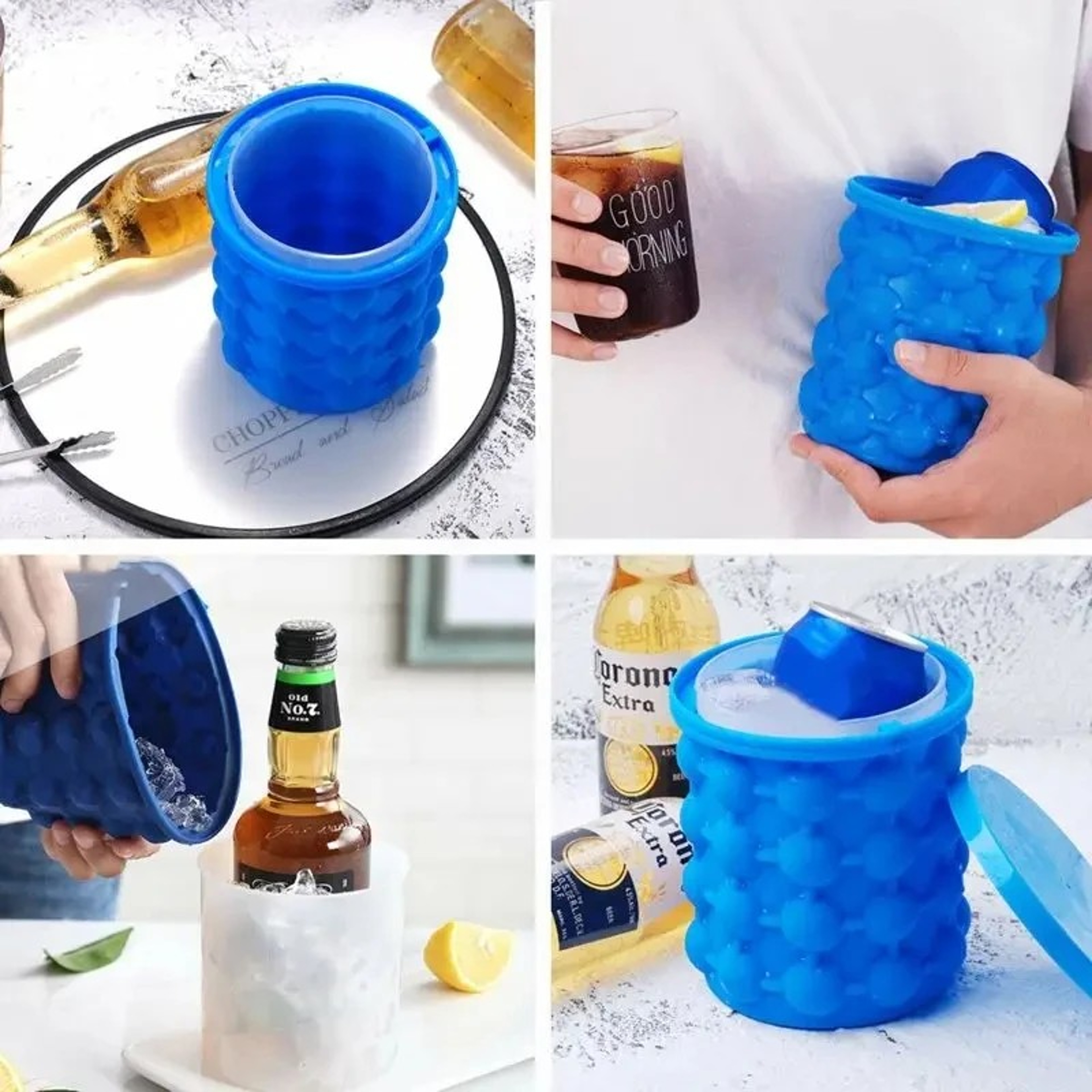 2-in-1 Silicone Ice Cube Maker & Serving Bucket – view 3