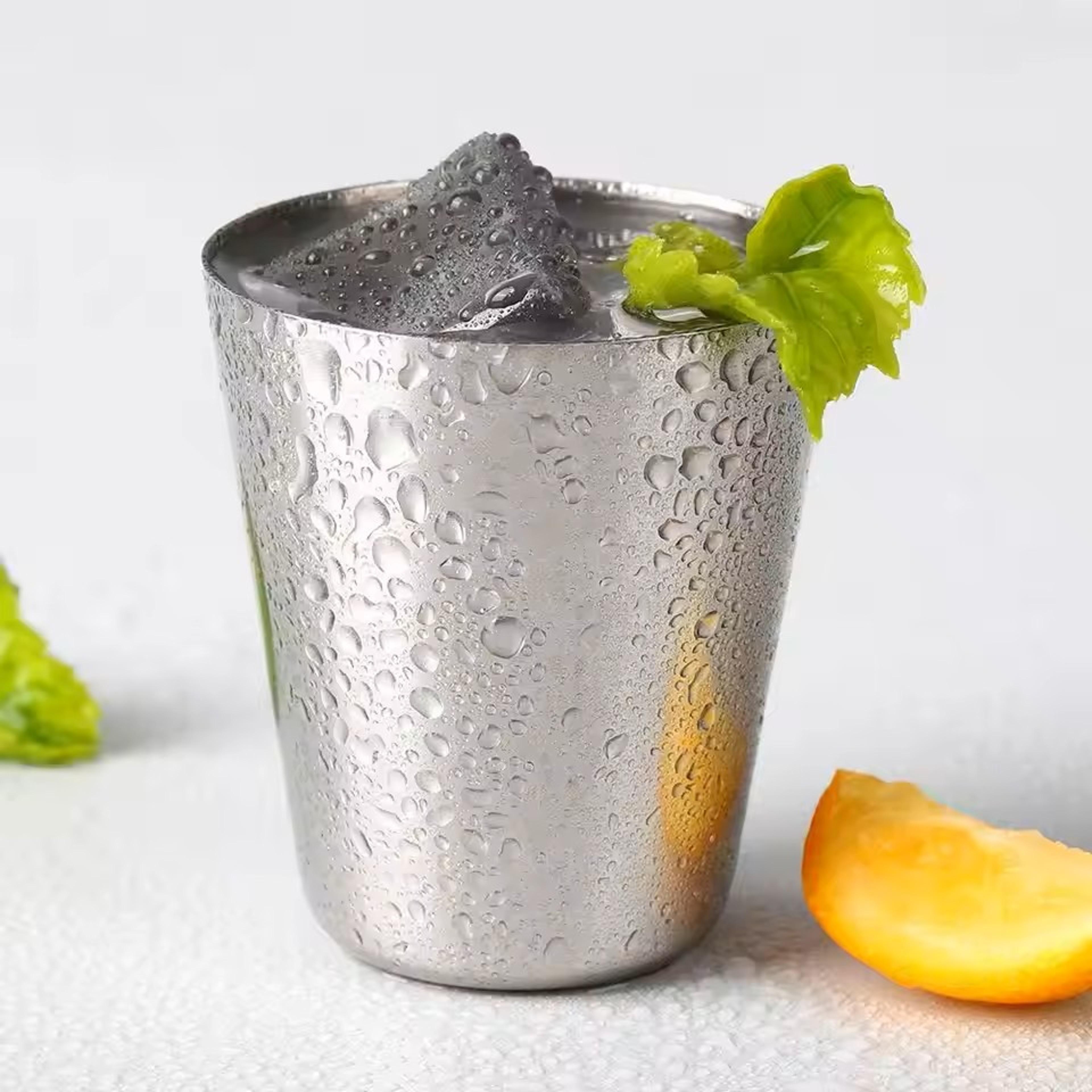 Portable Stainless Steel Cup Set with Carry Case for Outdoor Travel and Camping – view 3