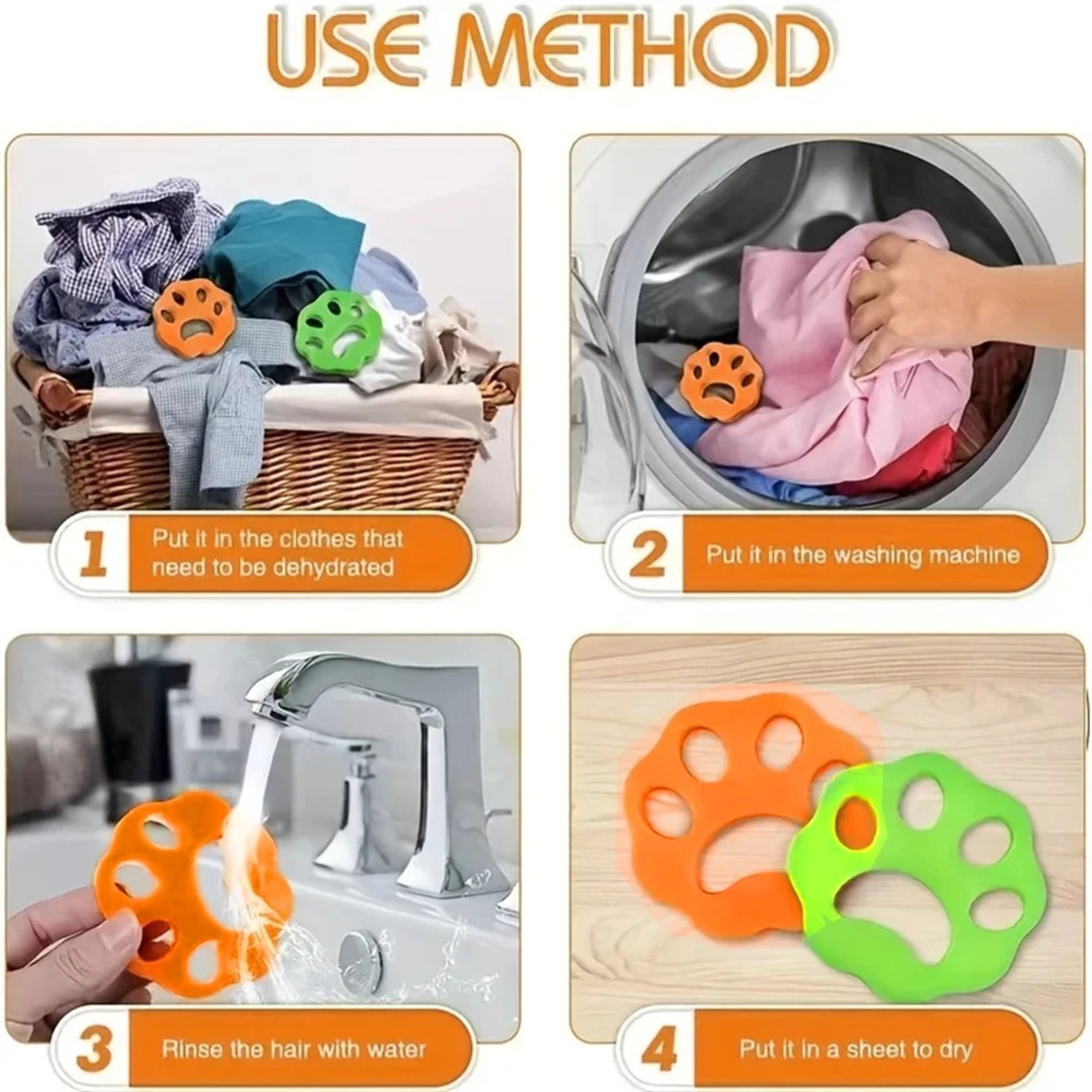 Reusable Pet Hair Remover for Laundry – Catch Fur, Lint & Hair in Wash or Dryer – view 6