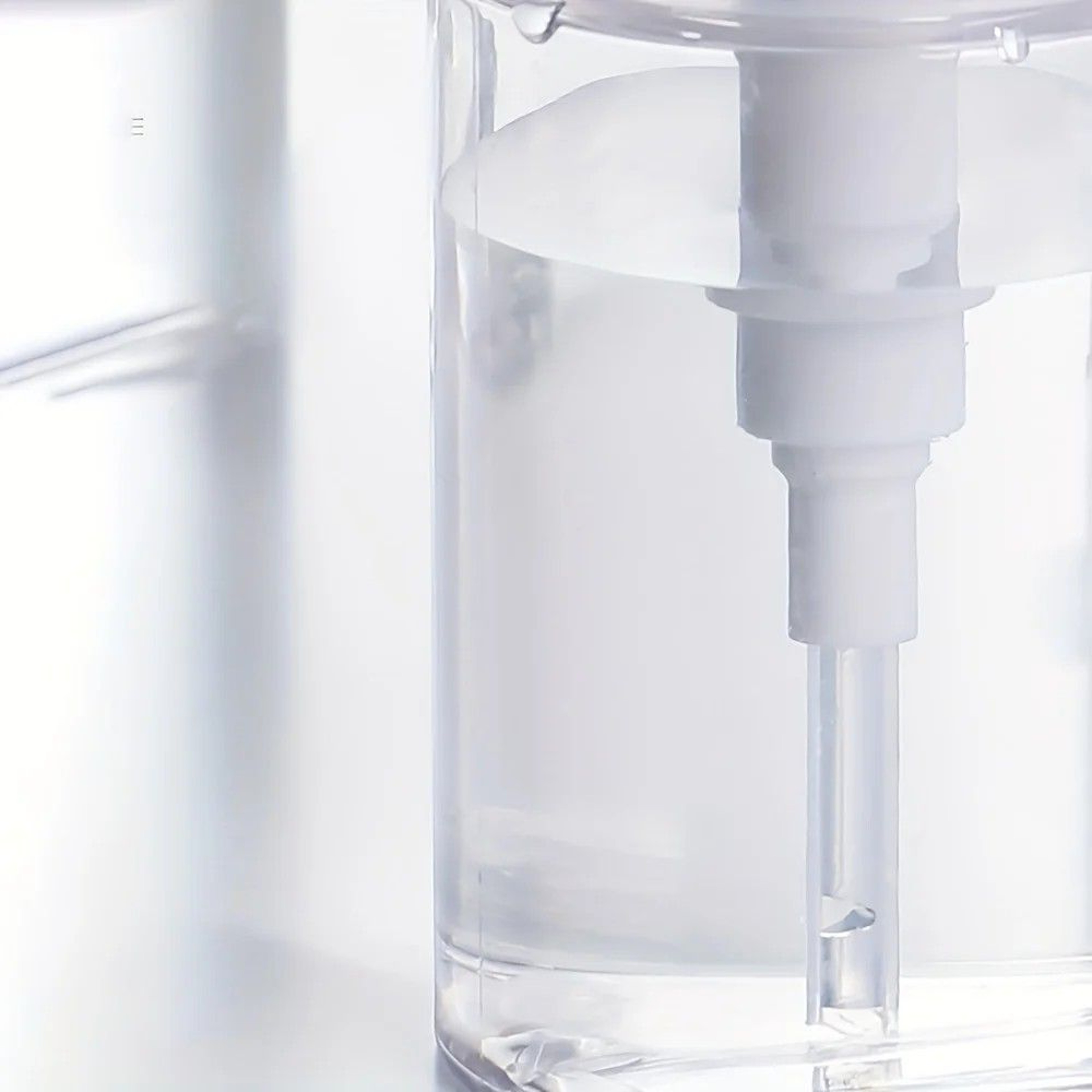 Transparent PushDown Pump Bottle  Refillable Dispenser For Makeup Nail Polish Remover  Travel Use 10