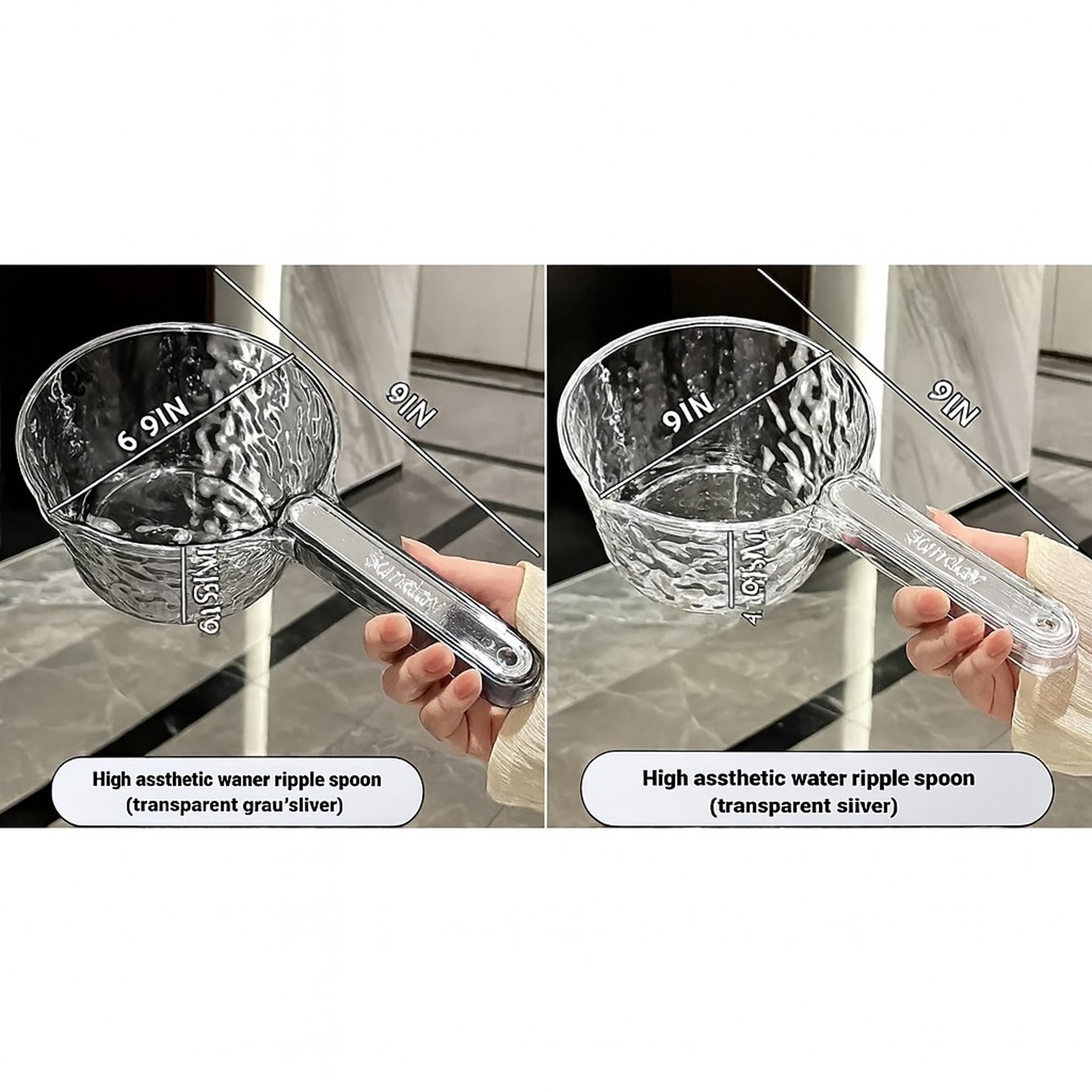 Durable Thickened PET Water Ladle – Unbreakable Dipper for Bathing, Washing & Watering – view 2