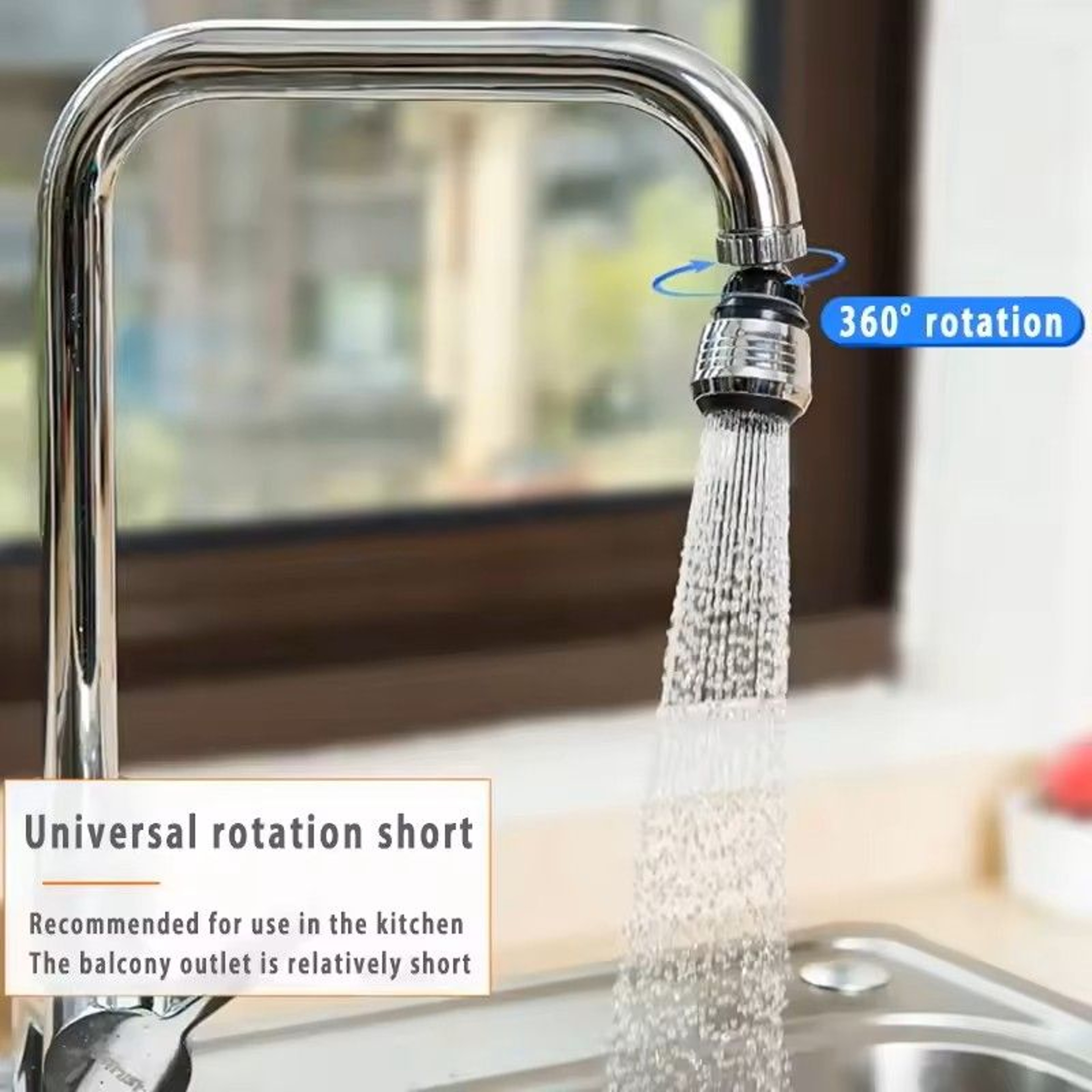360 Rotating Faucet Extender With 2 Modes High Pressure Water Saving Tap Attachment For Kitchen And 6