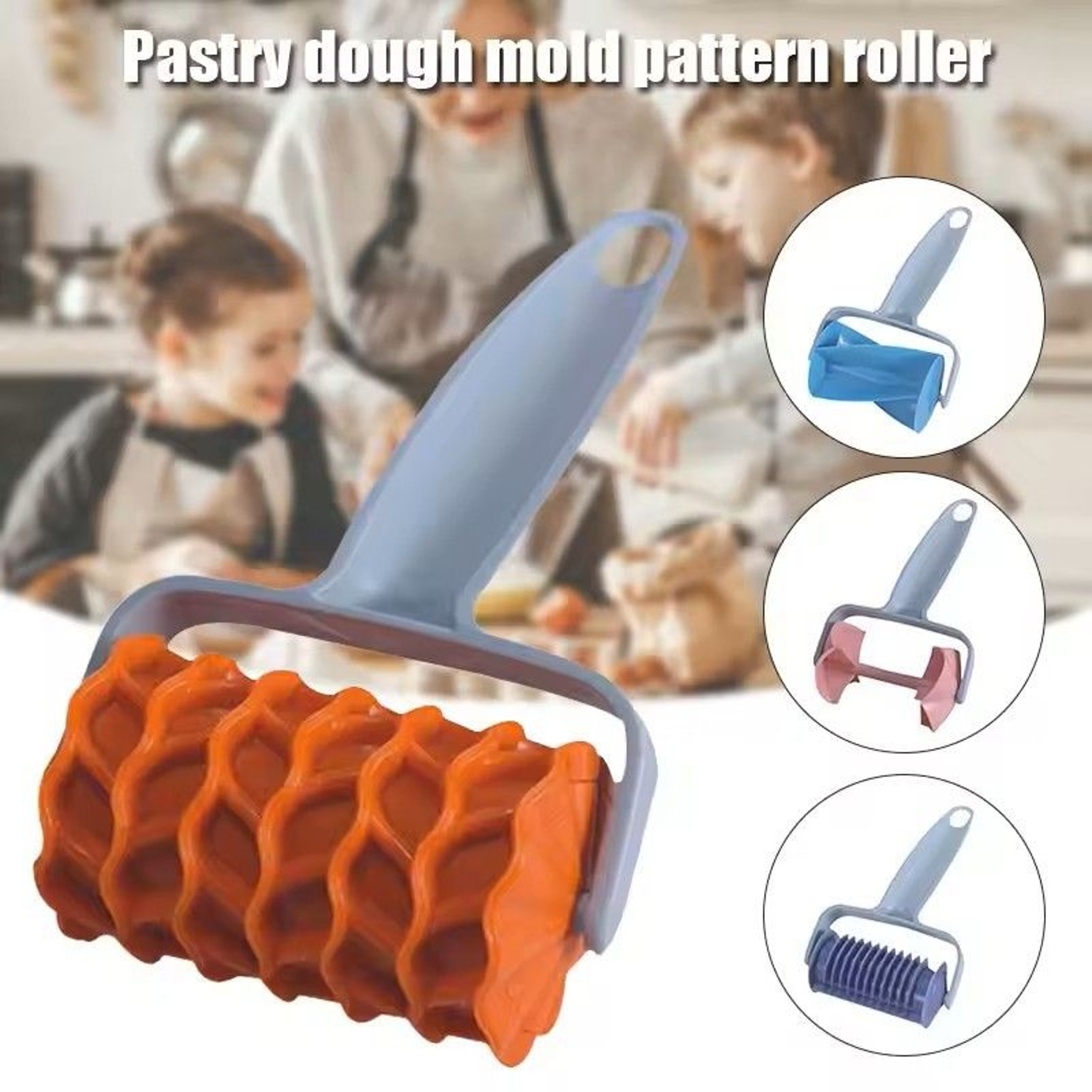 Roller Dough Pastry Roller And Cutter For Baking Homemade Pastries And Baked Goods 0