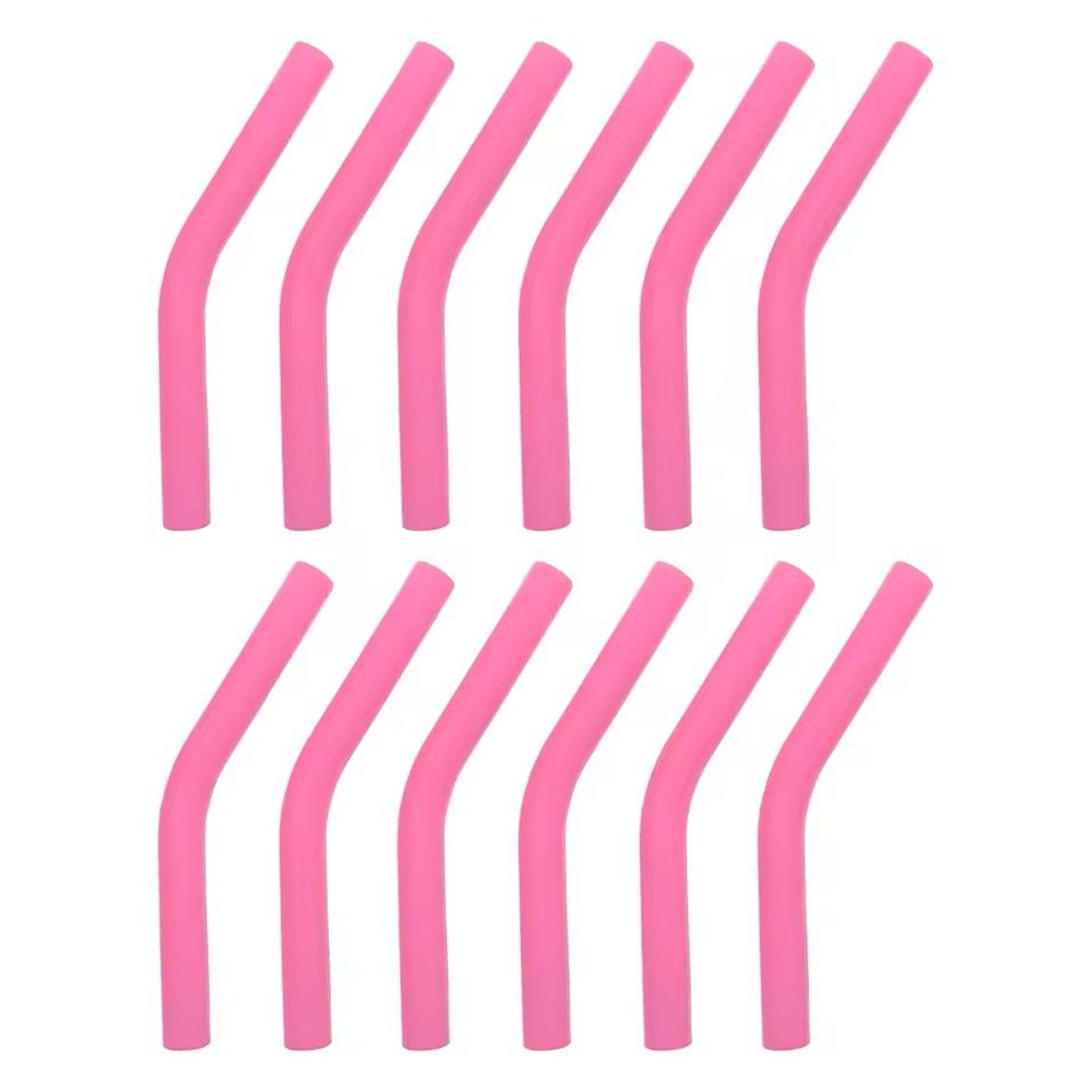 12pcs Silicone Straw Sleeves Reusable Straw Tips Food Grade Colorful Straw Covers Bendable Straw Ac 8