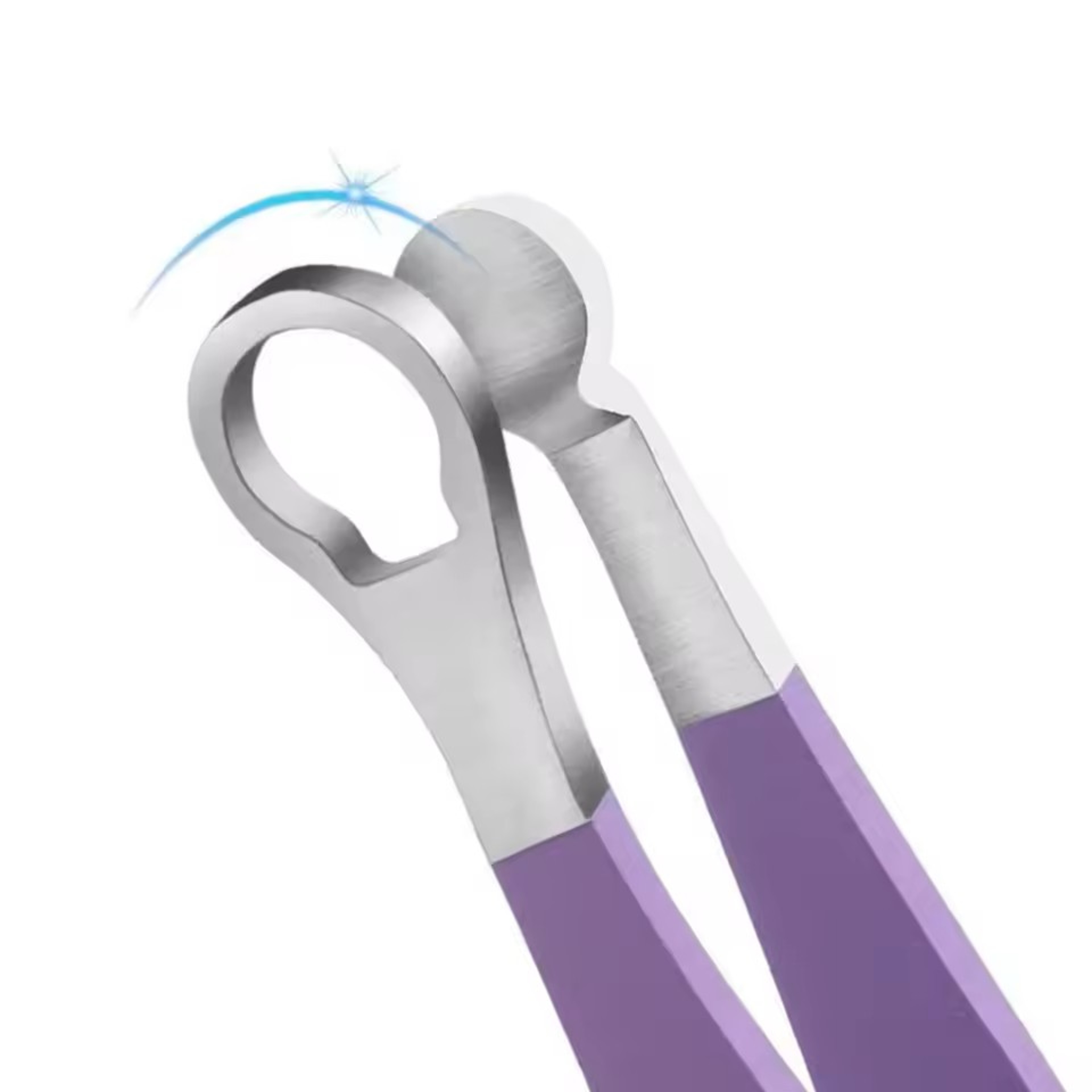 Stainless Steel Nose Hair Trimming Tweezers Eyebrow and Facial Hair Cutter Grooming Tool for Men – view 3