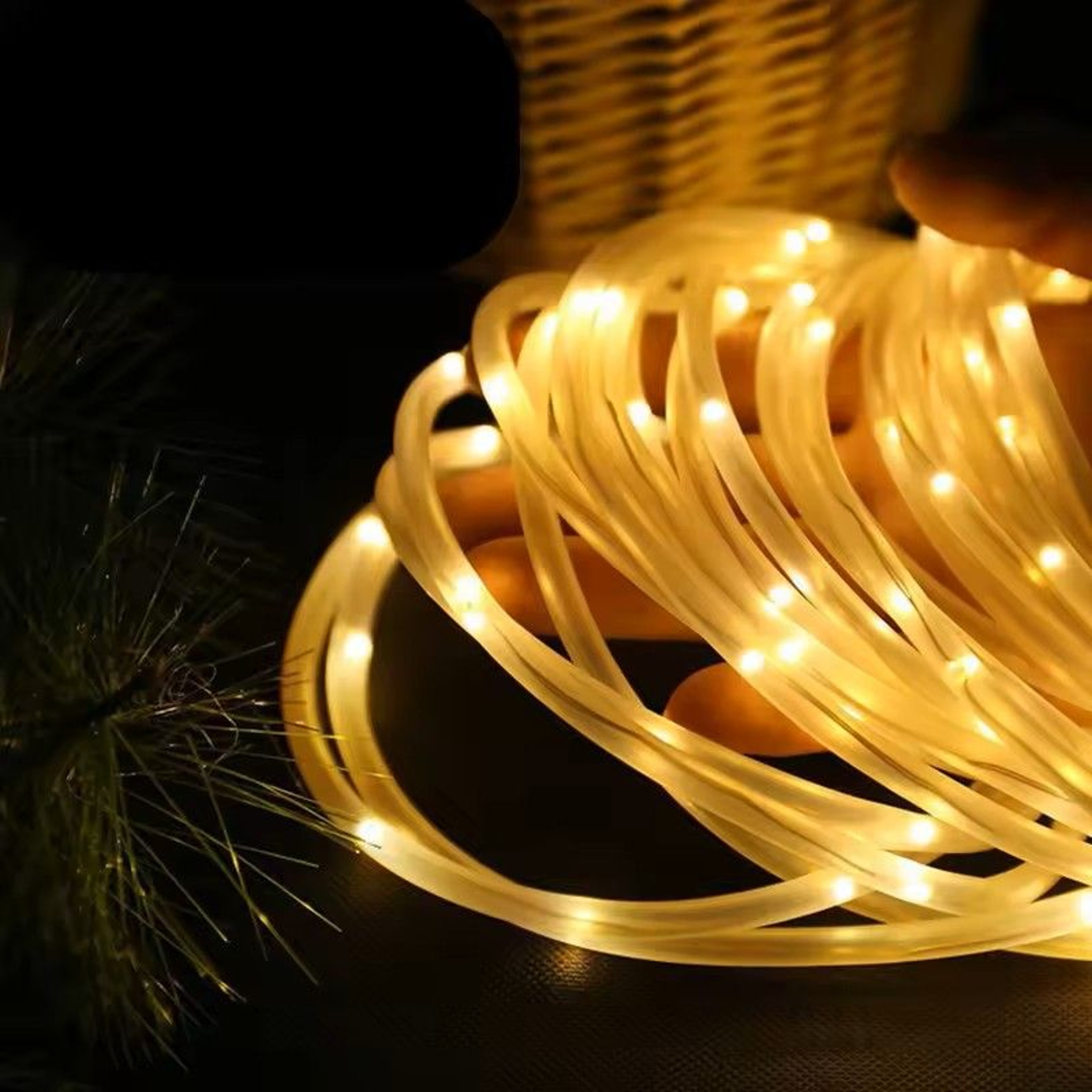Solar LED Rope Lights For Outdoor Garden 5