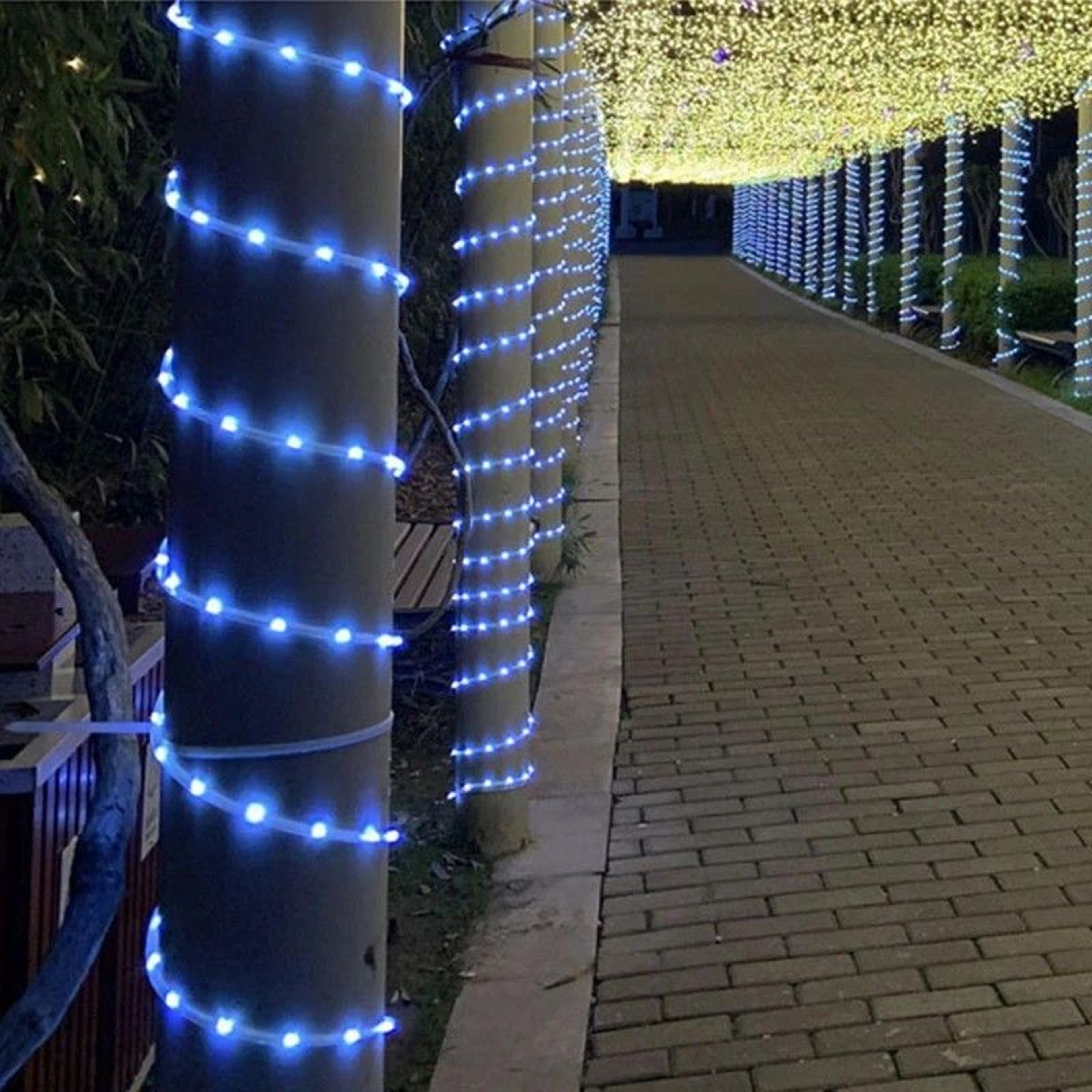 Solar LED Rope Lights For Outdoor Garden 7