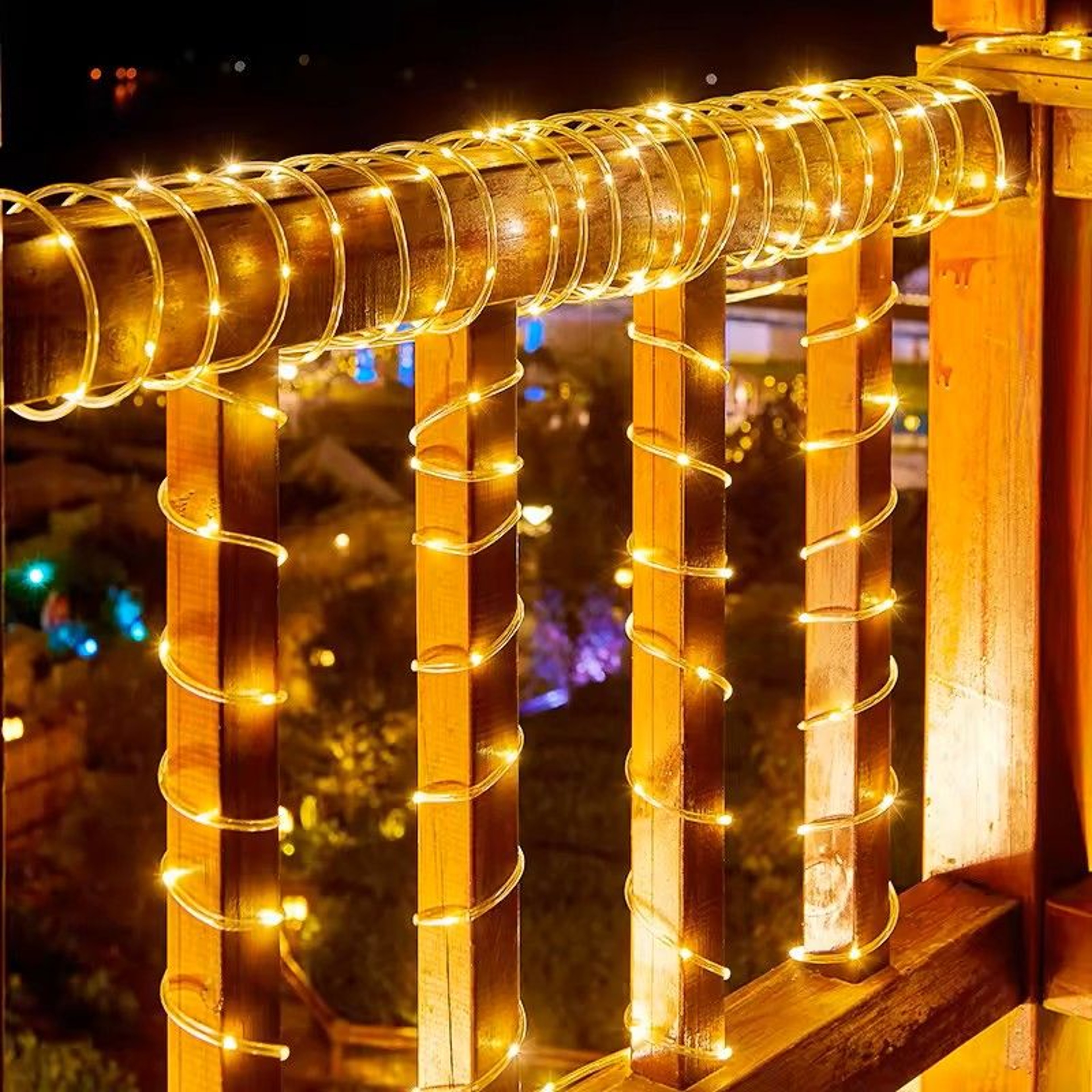 Solar LED Rope Lights For Outdoor Garden 2