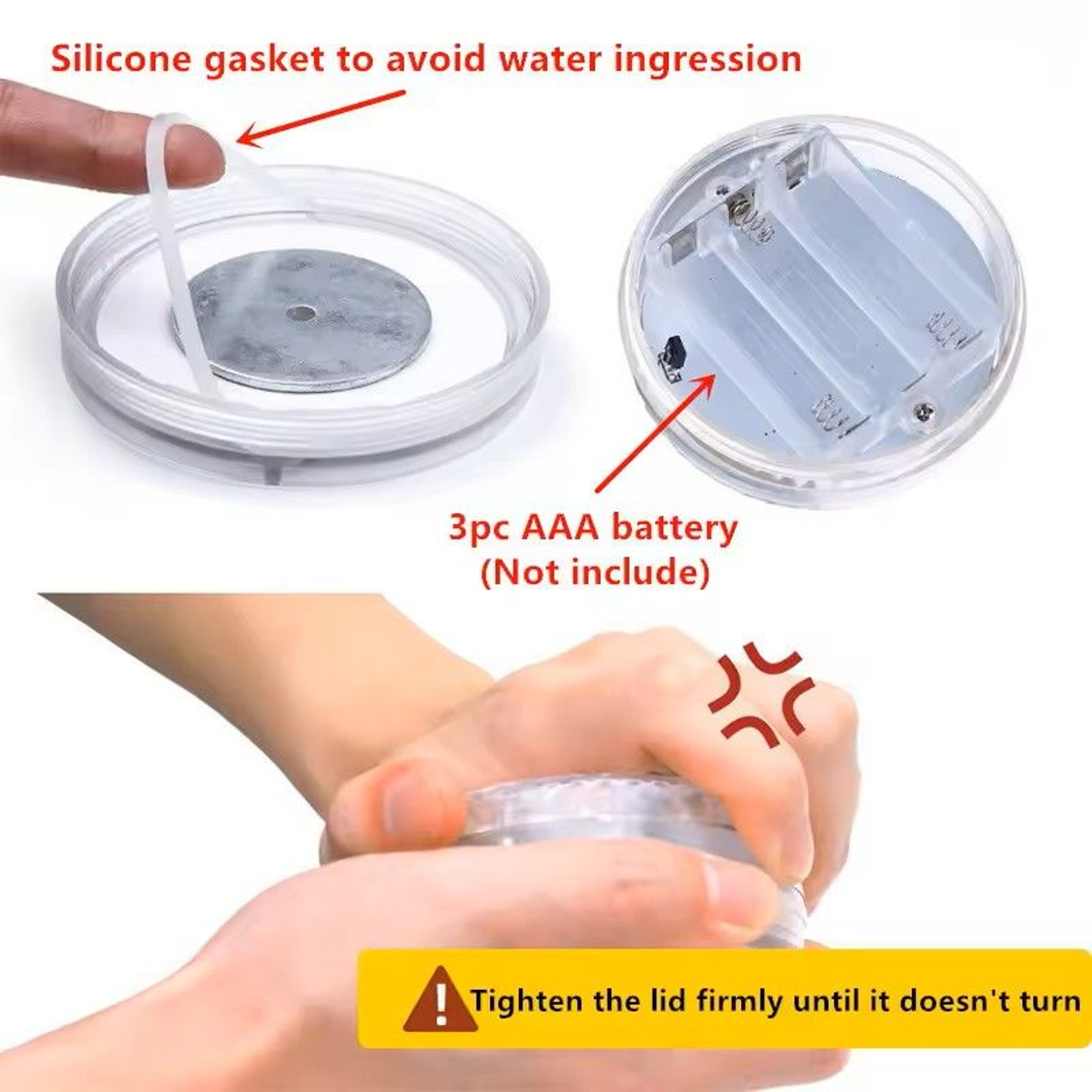 RGB LED Submersible Underwater Light 11