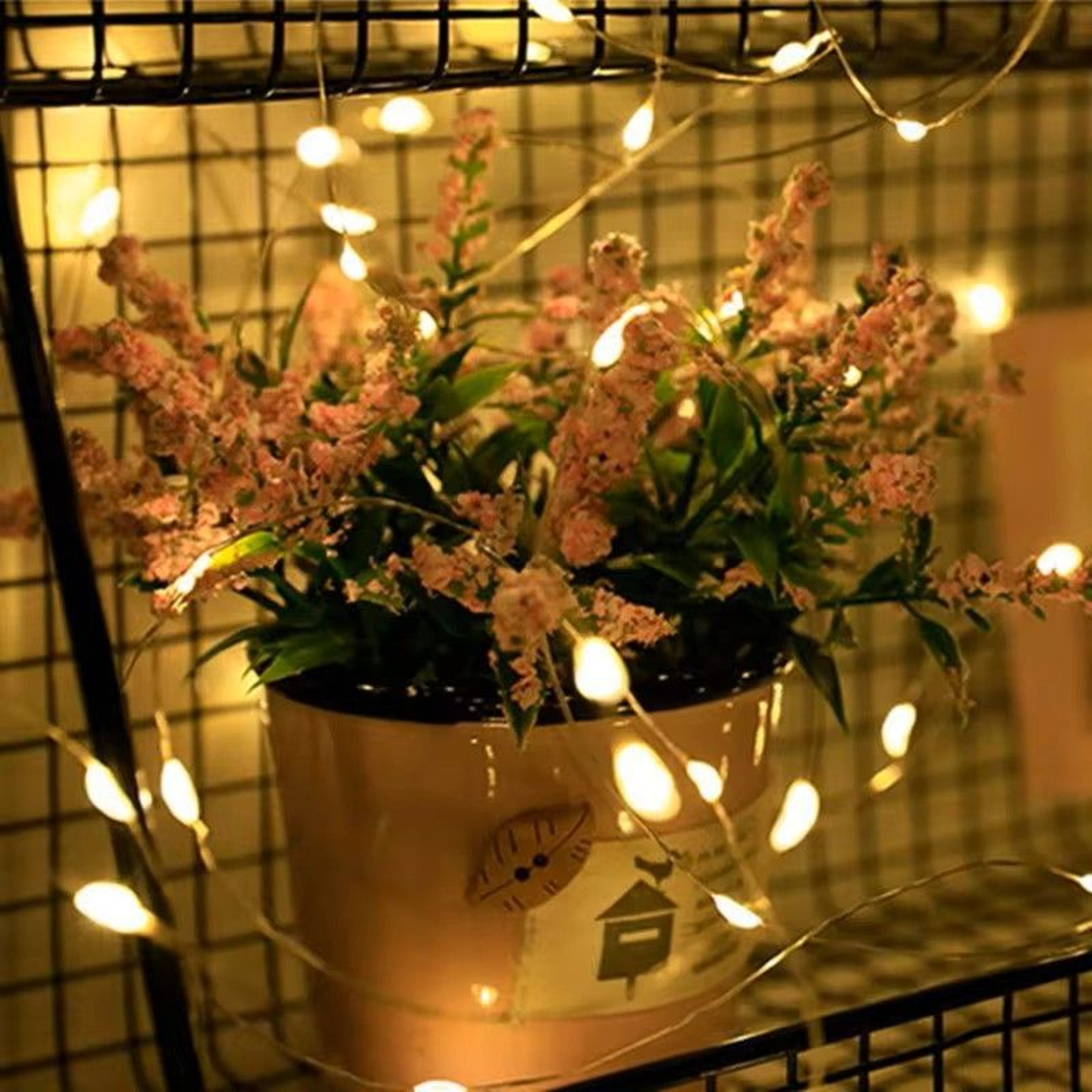 USB LED Silver Wire Fairy String Lights 3