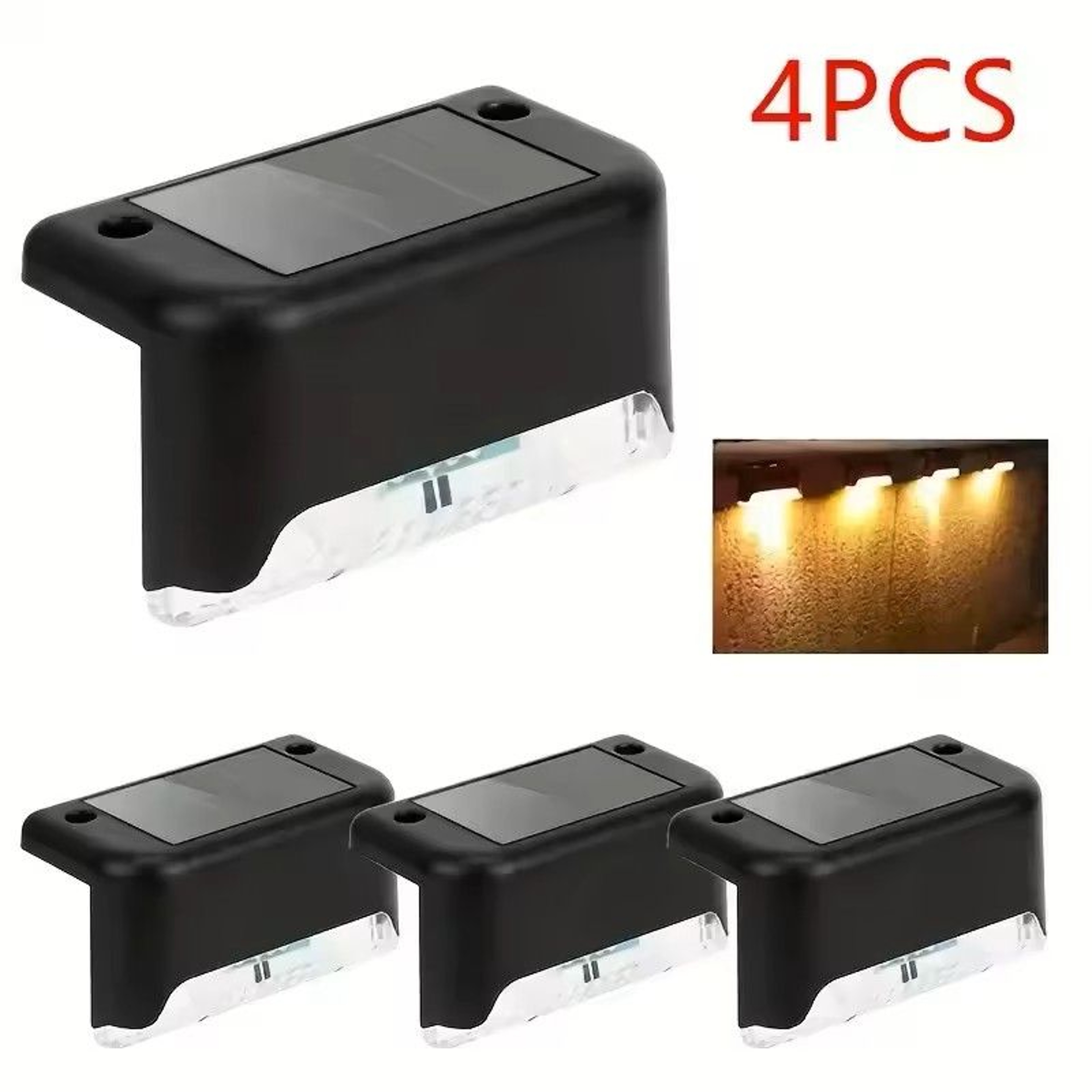 Solar LED Wall And Step Lights 7