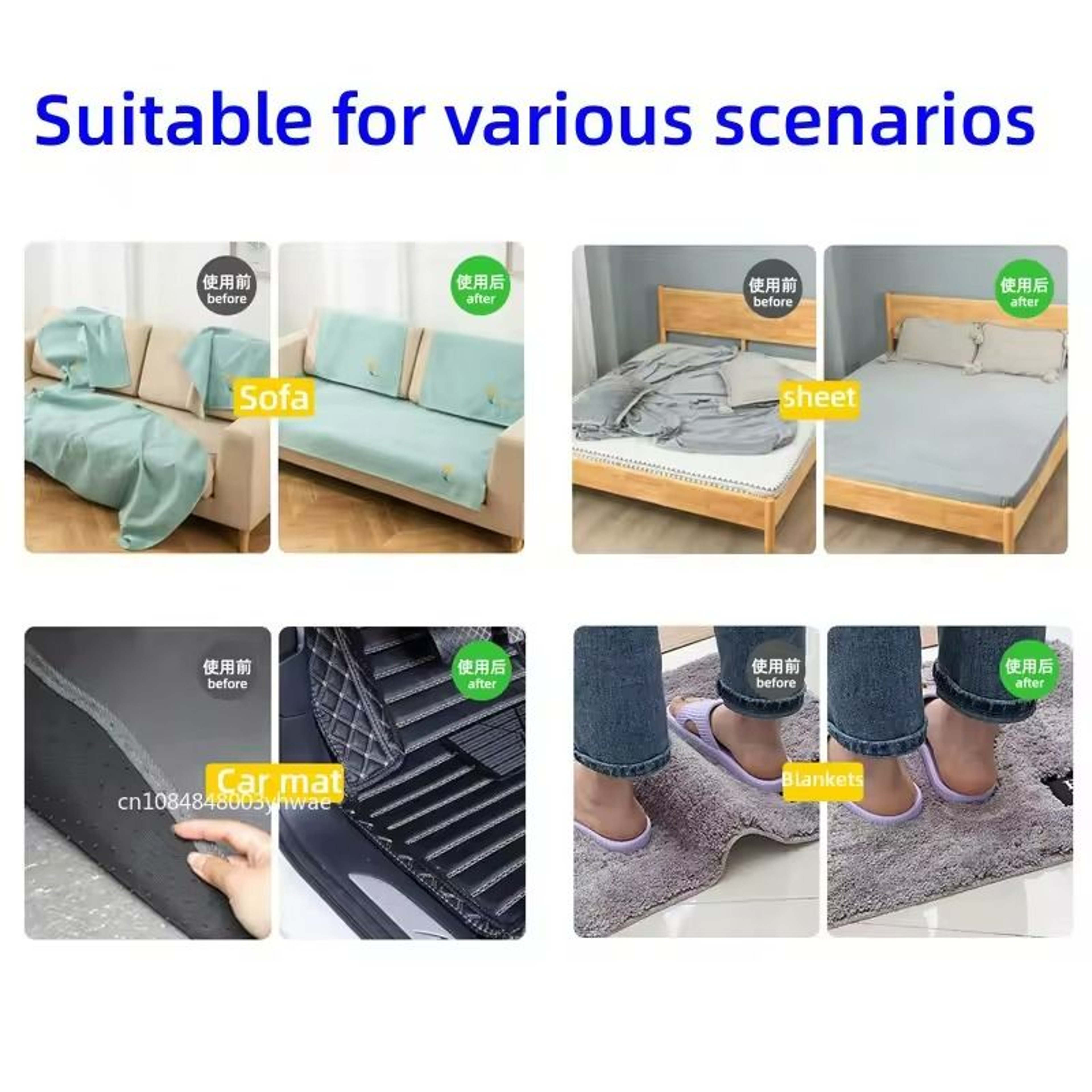 Extra Strong Adhesive HookandLoop Fastener Tape  DoubleSided Carpet  Mounting Stickers 1100PCS 4