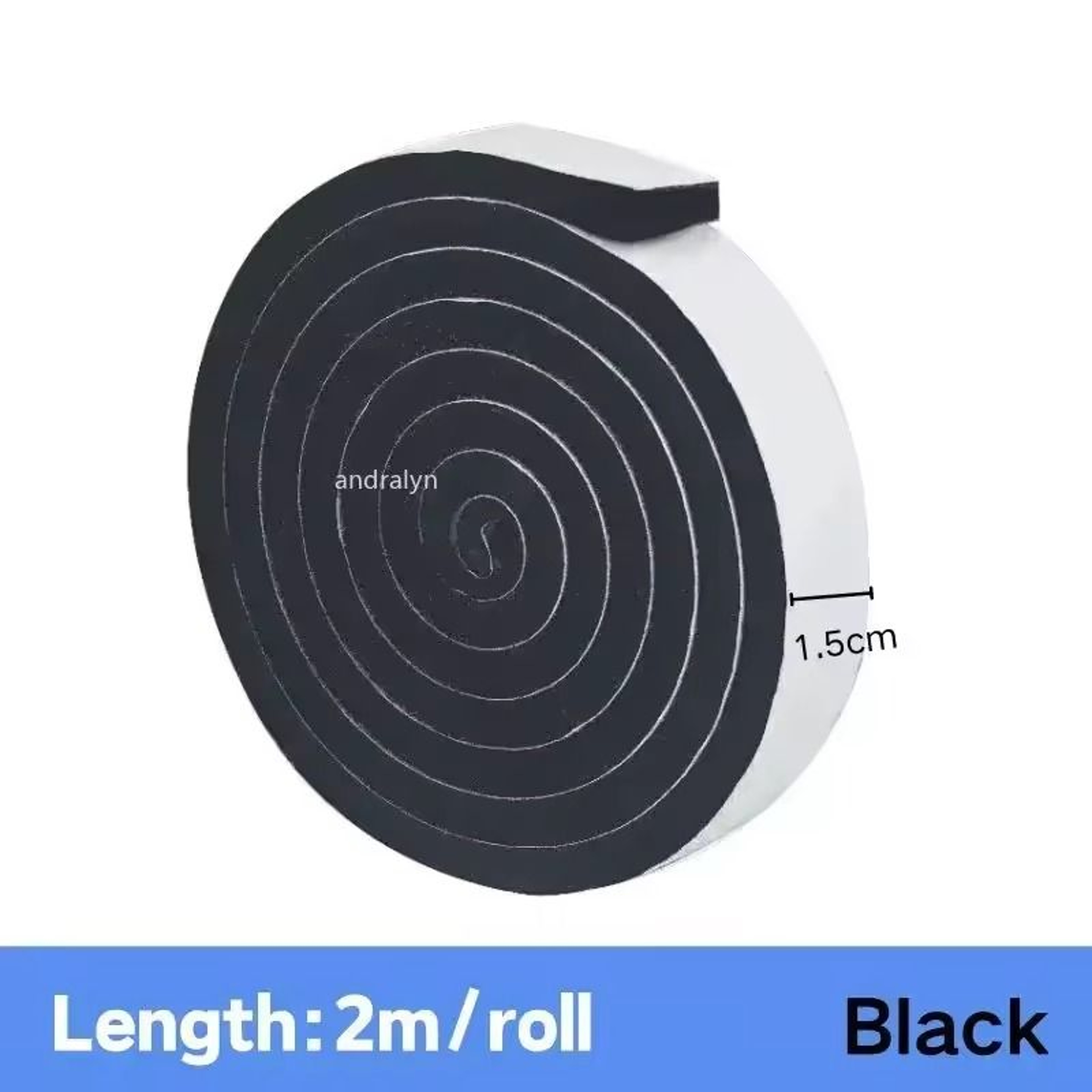 Foam Weather Stripping Tape  2M SelfAdhesive Door  Window Seal Windproof  SoundProof 6