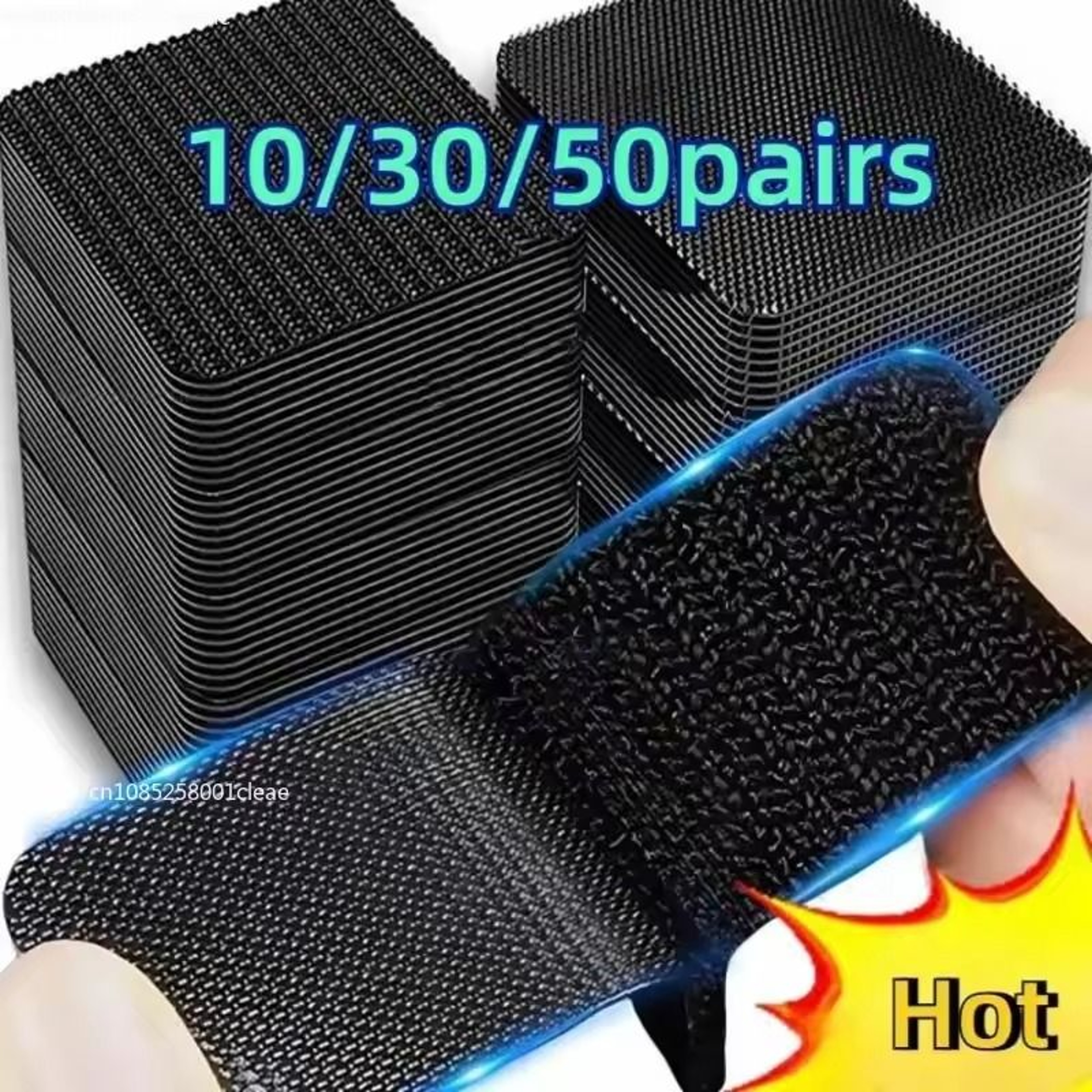 Strong SelfAdhesive Carpet Fixing Pads  DoubleFaced AntiSkid Grip Tape Patches 0