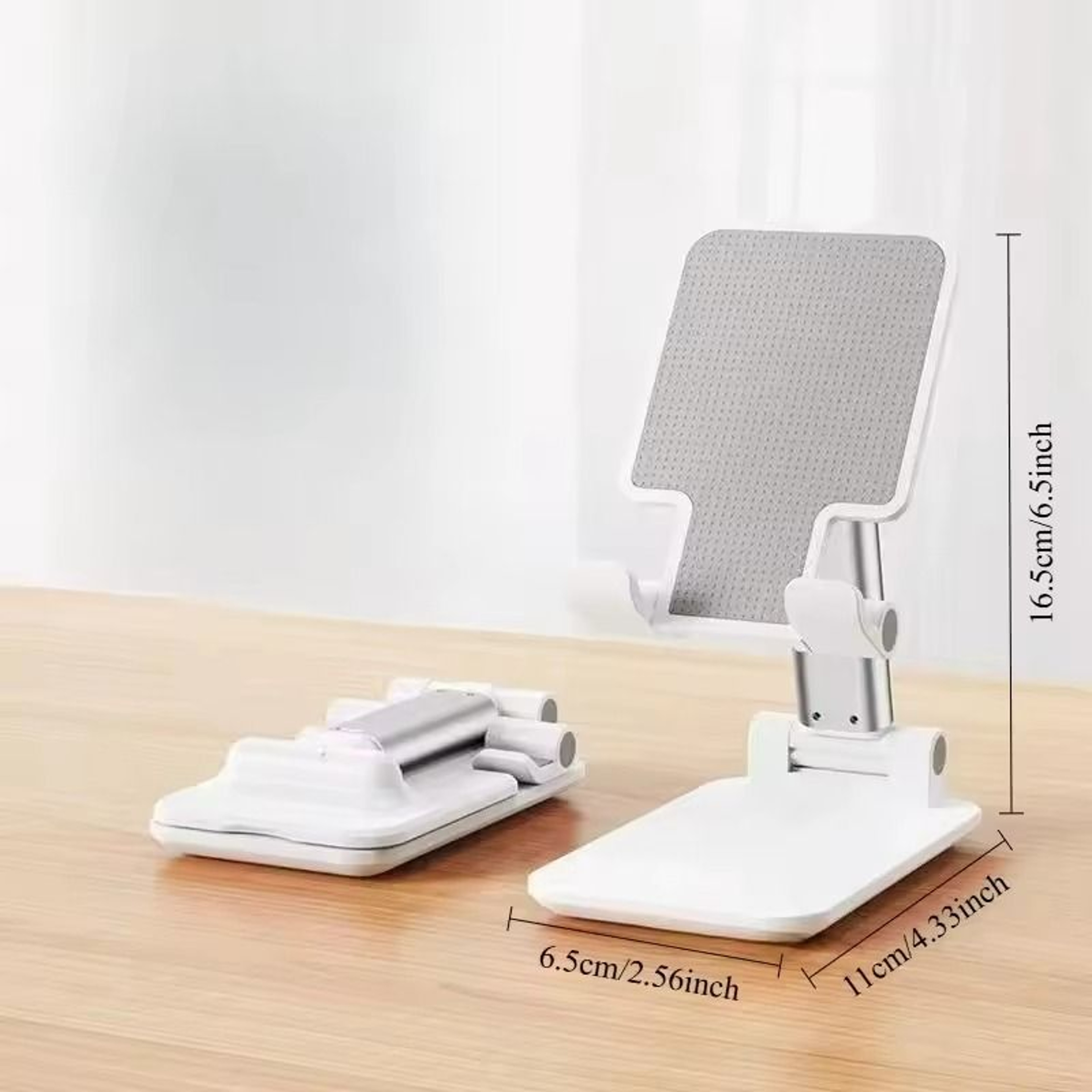 Adjustable Foldable Phone Holder Stand For Desk With MultiAngle Viewing 5