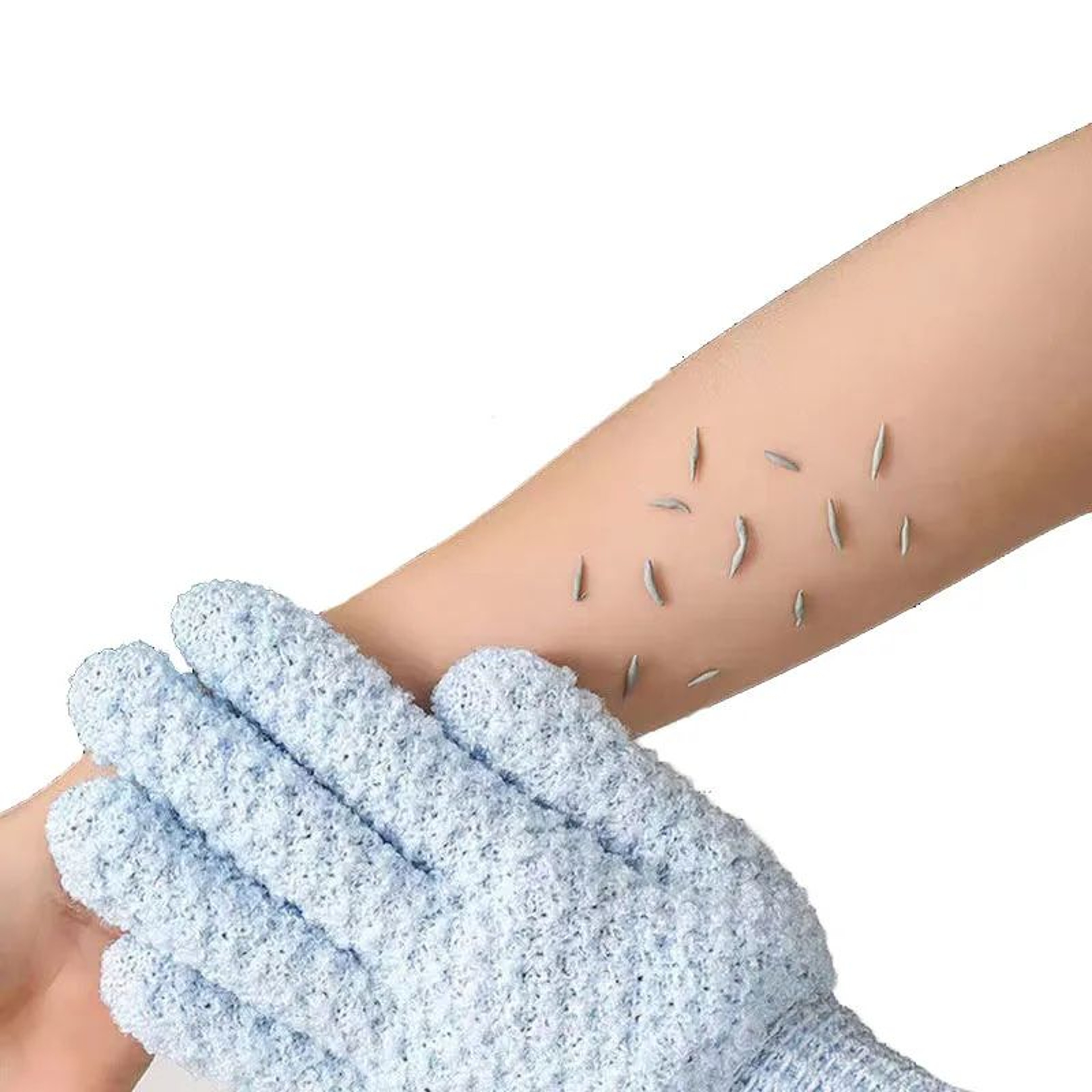 Exfoliating Bath Foam Glove For Deep Cleaning  Peeling  Shower Washcloth 0