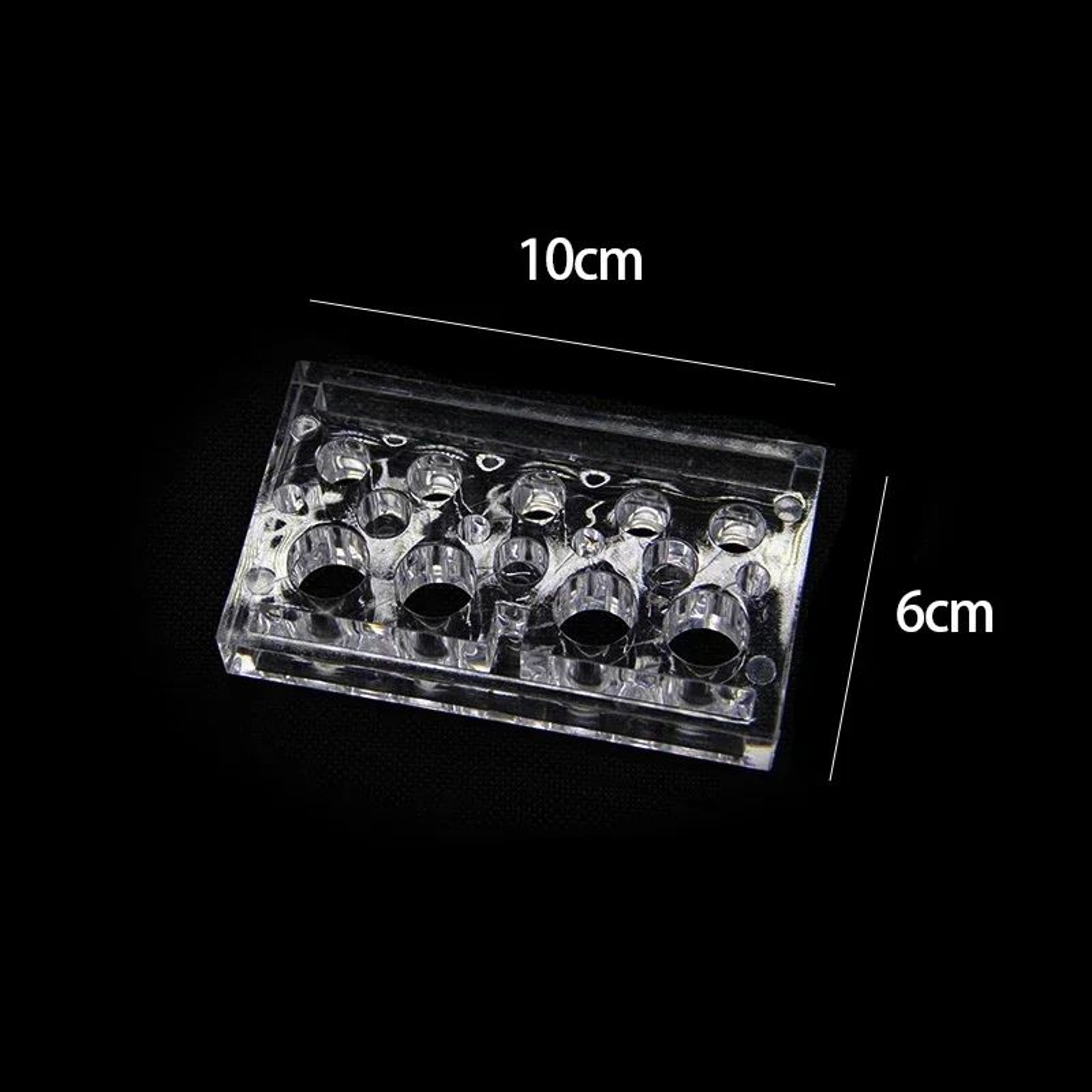 Acrylic Tattoo Ink Cup Stand Holder  Permanent Makeup  Microblading Pigment Organizer 10
