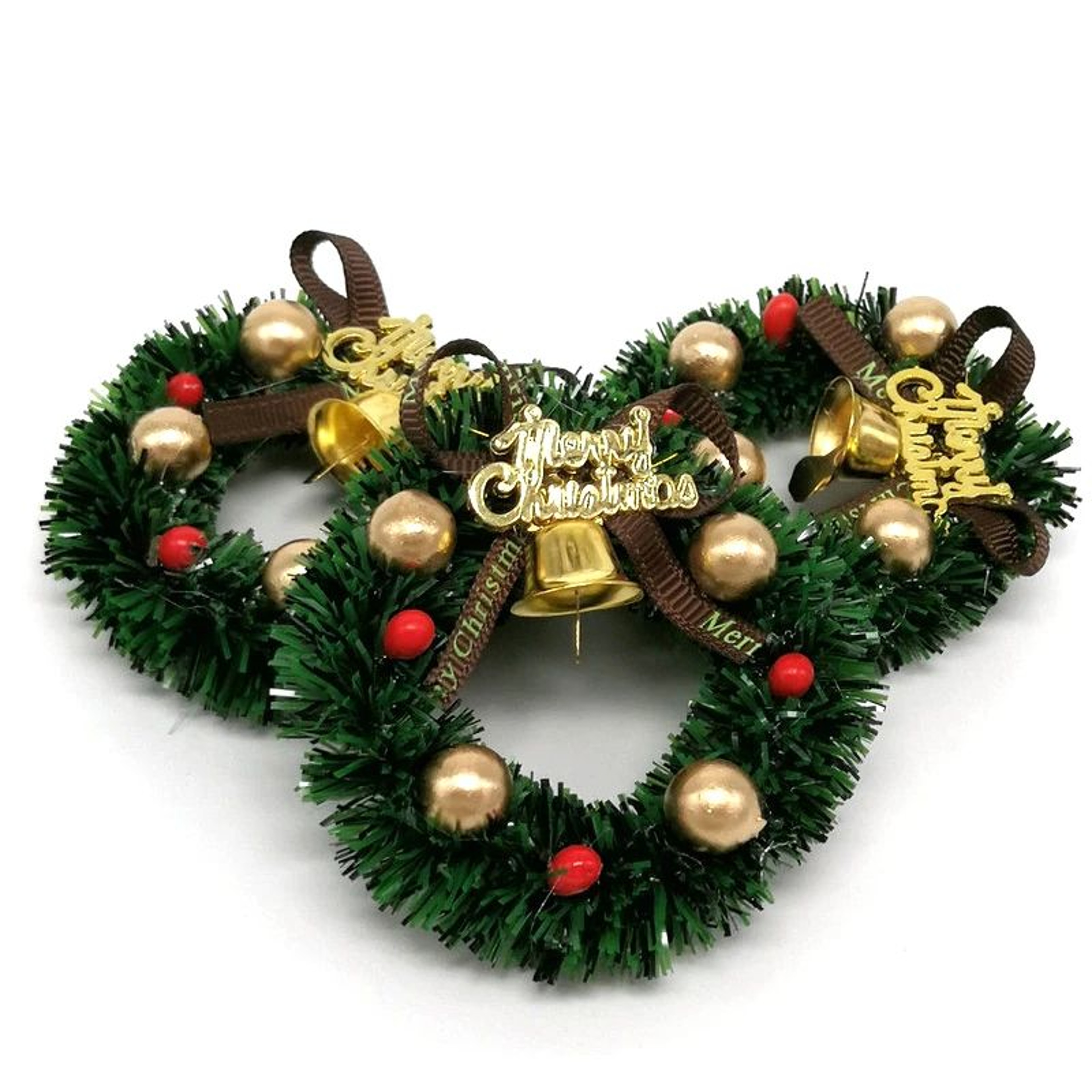 Mini Christmas Wreath For Dollhouses 4