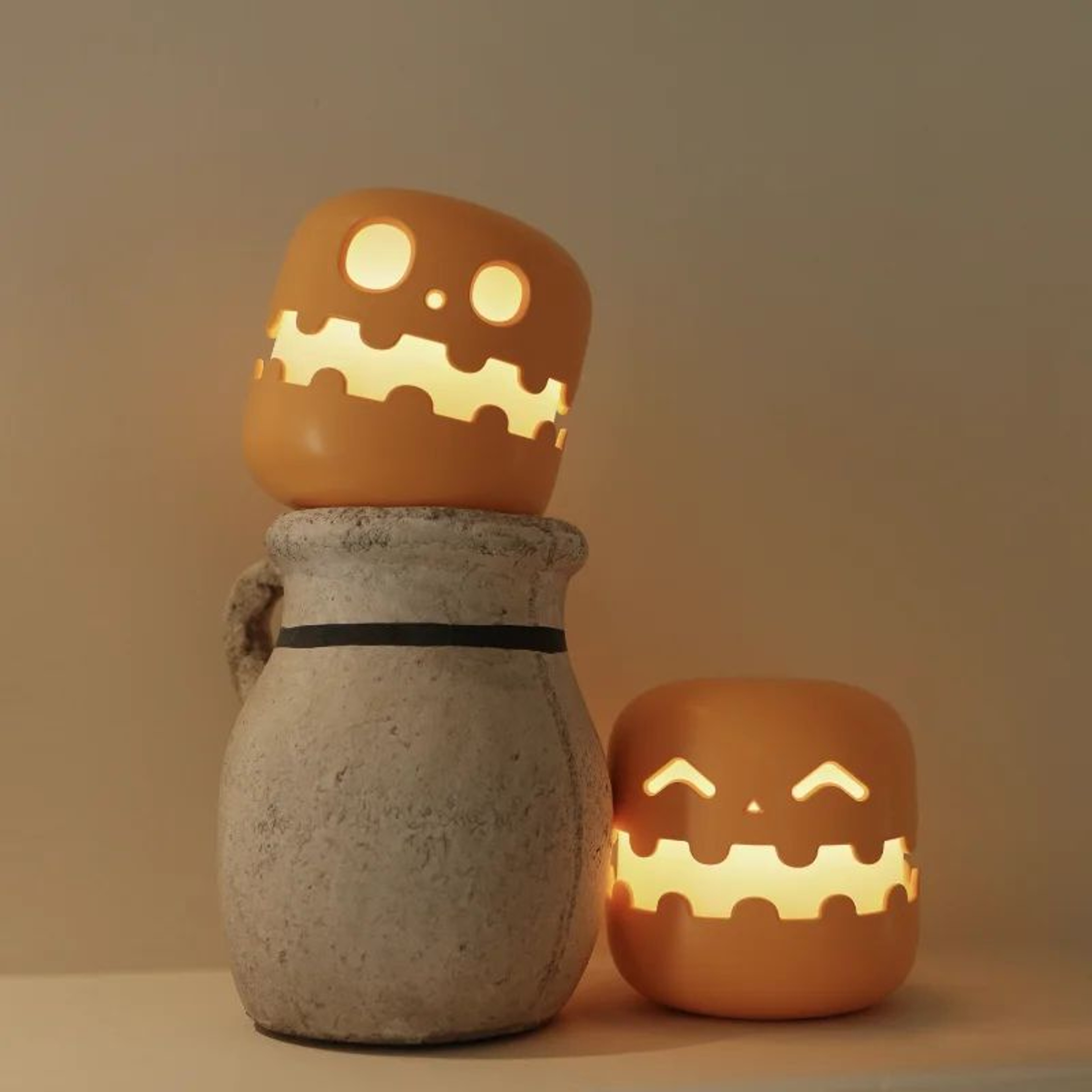 Cute Cartoon Ghost Night Light  Rechargeable Bedside Lamp For Kids 0