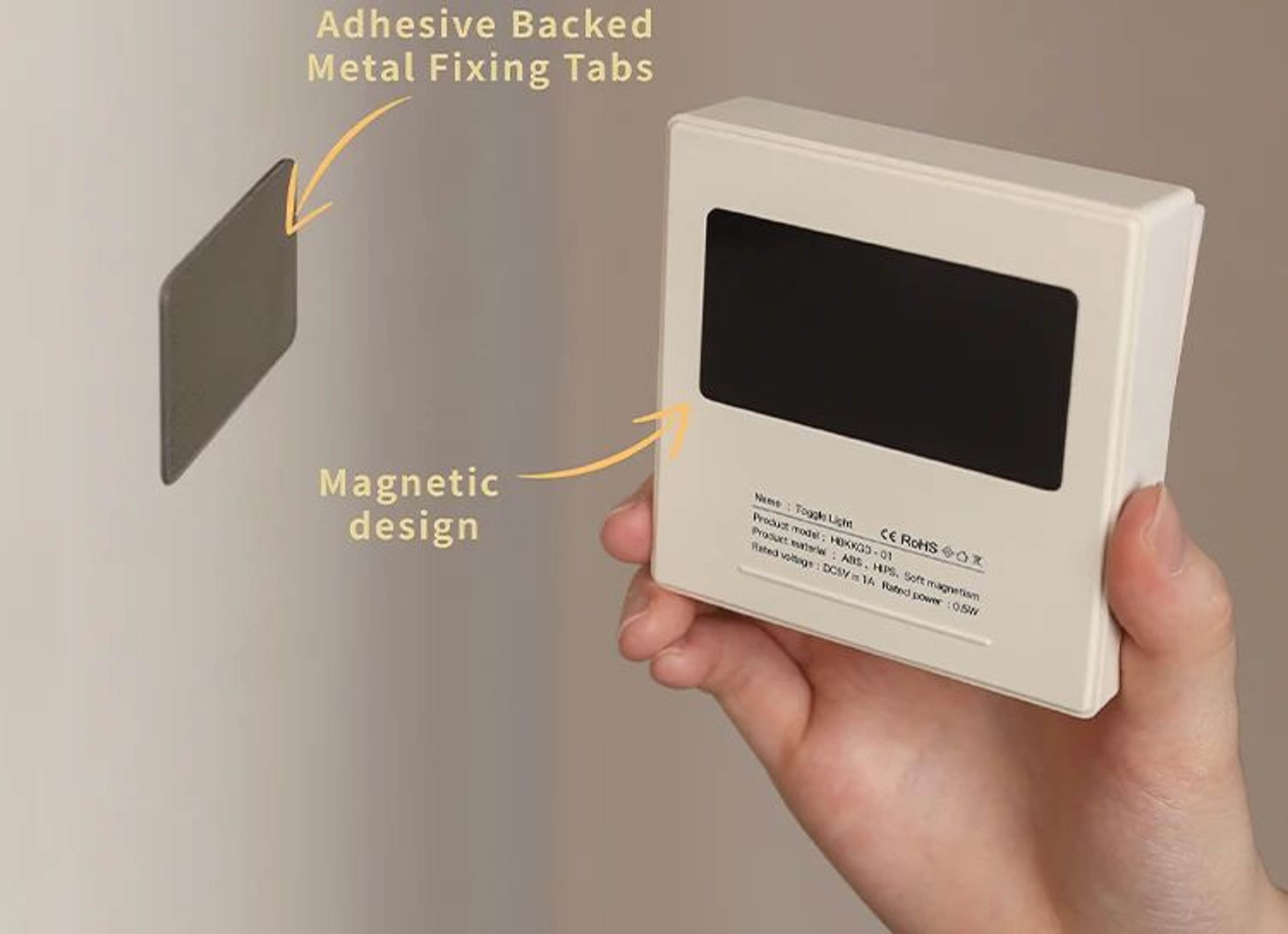 Beech Wood Magnetic Switch Night Light  Rechargeable Wall  Bedside Lamp 14