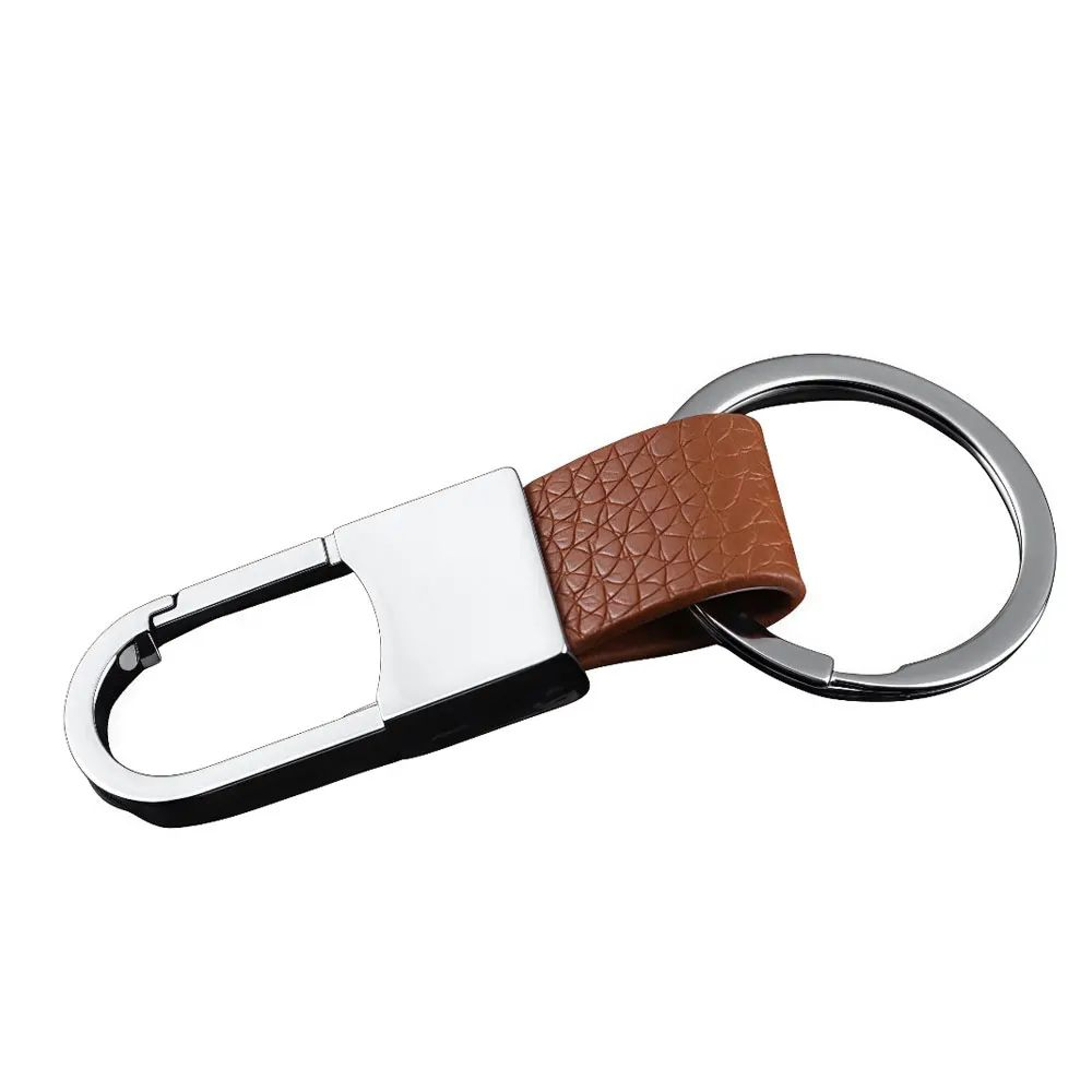 Personalized Leather Splicing Waist Hanging Car Keychain For Men 10