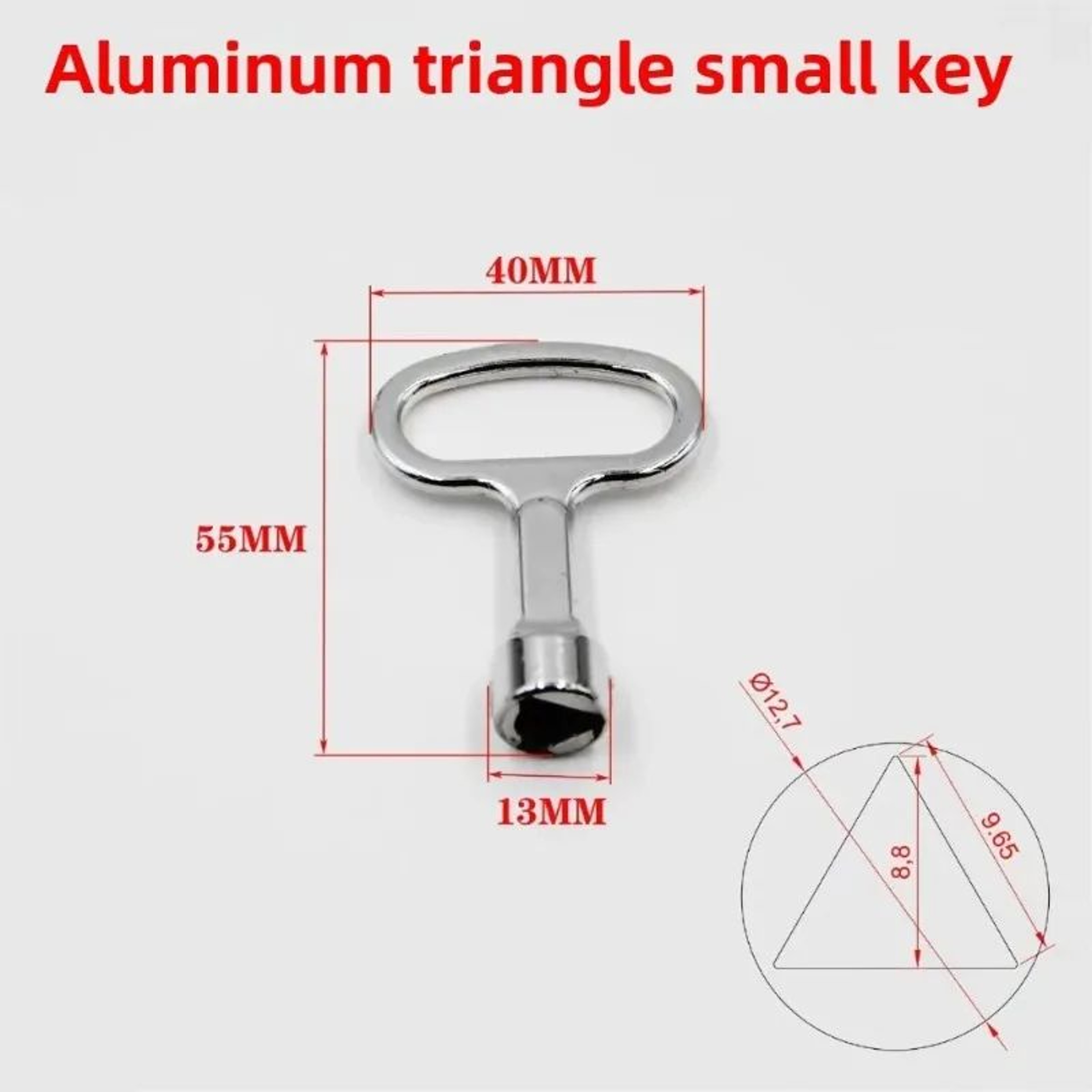 Universal Triangular Key Socket Wrench For Electric Cabinets And Panel Locks 4