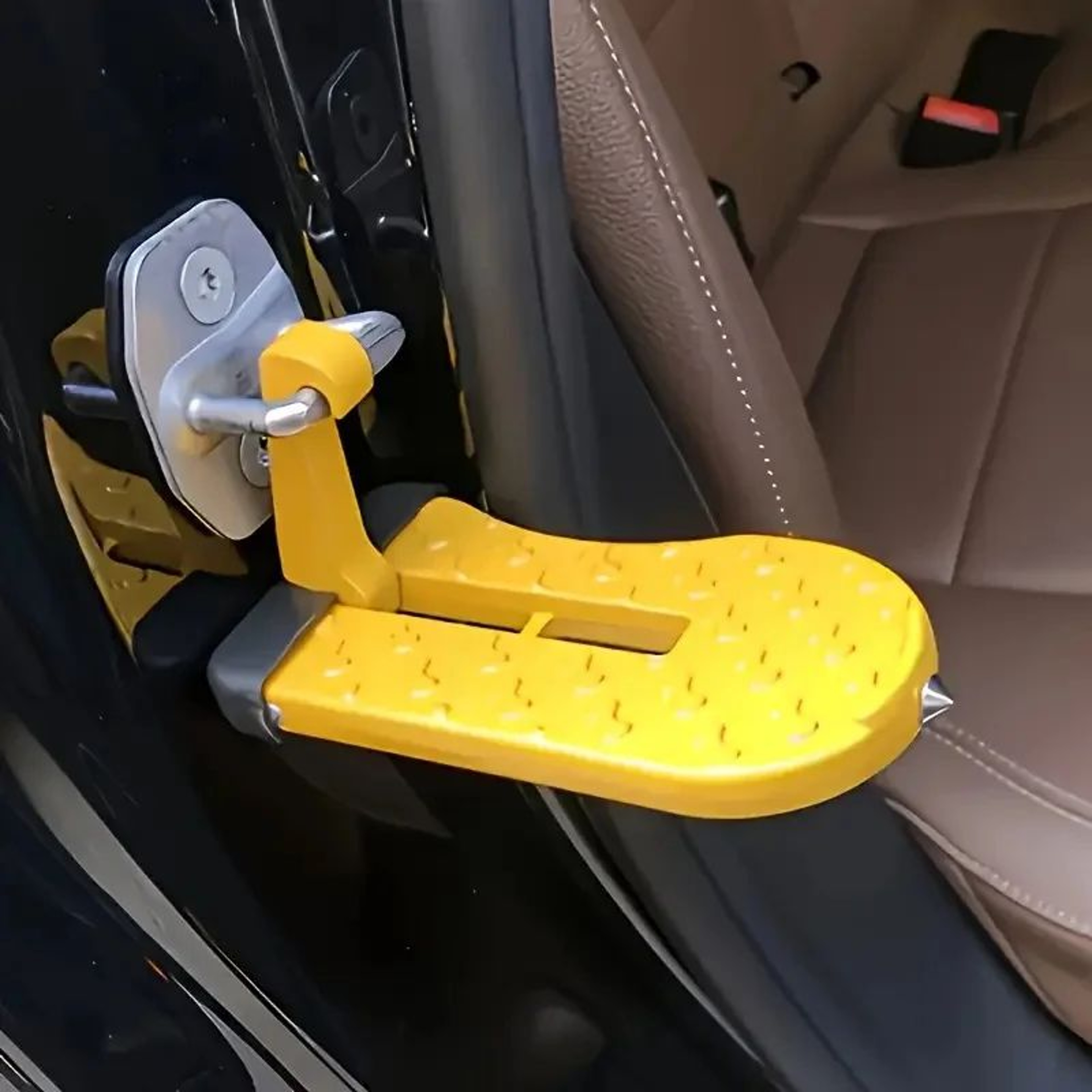 Foldable Metal Car Door Step Universal Vehicle Mount For Easy Roof Access 0