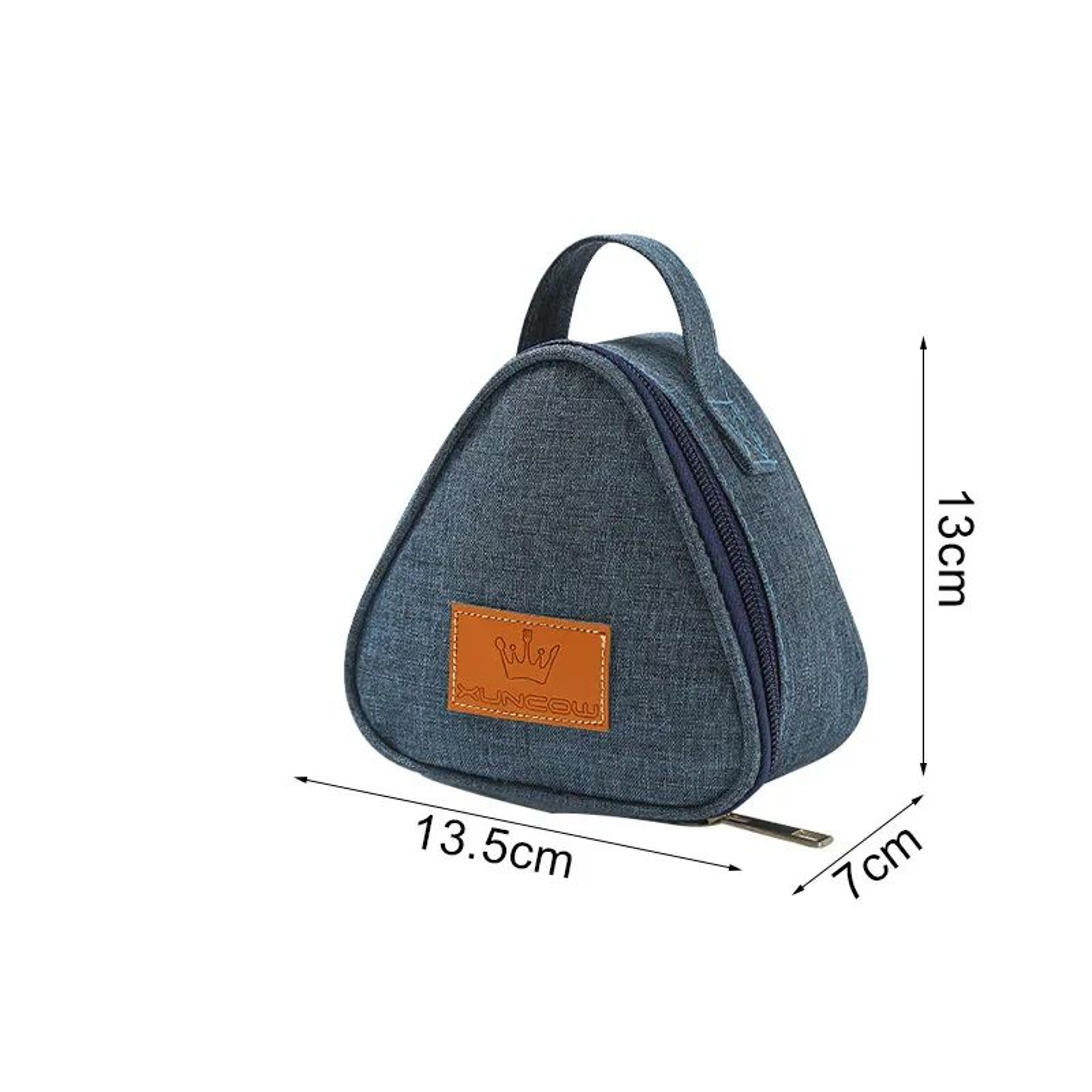 Triangular Mini Insulated Lunch Bag  Cute Portable Aluminum Foil Food Carrier For Students And Outd 8