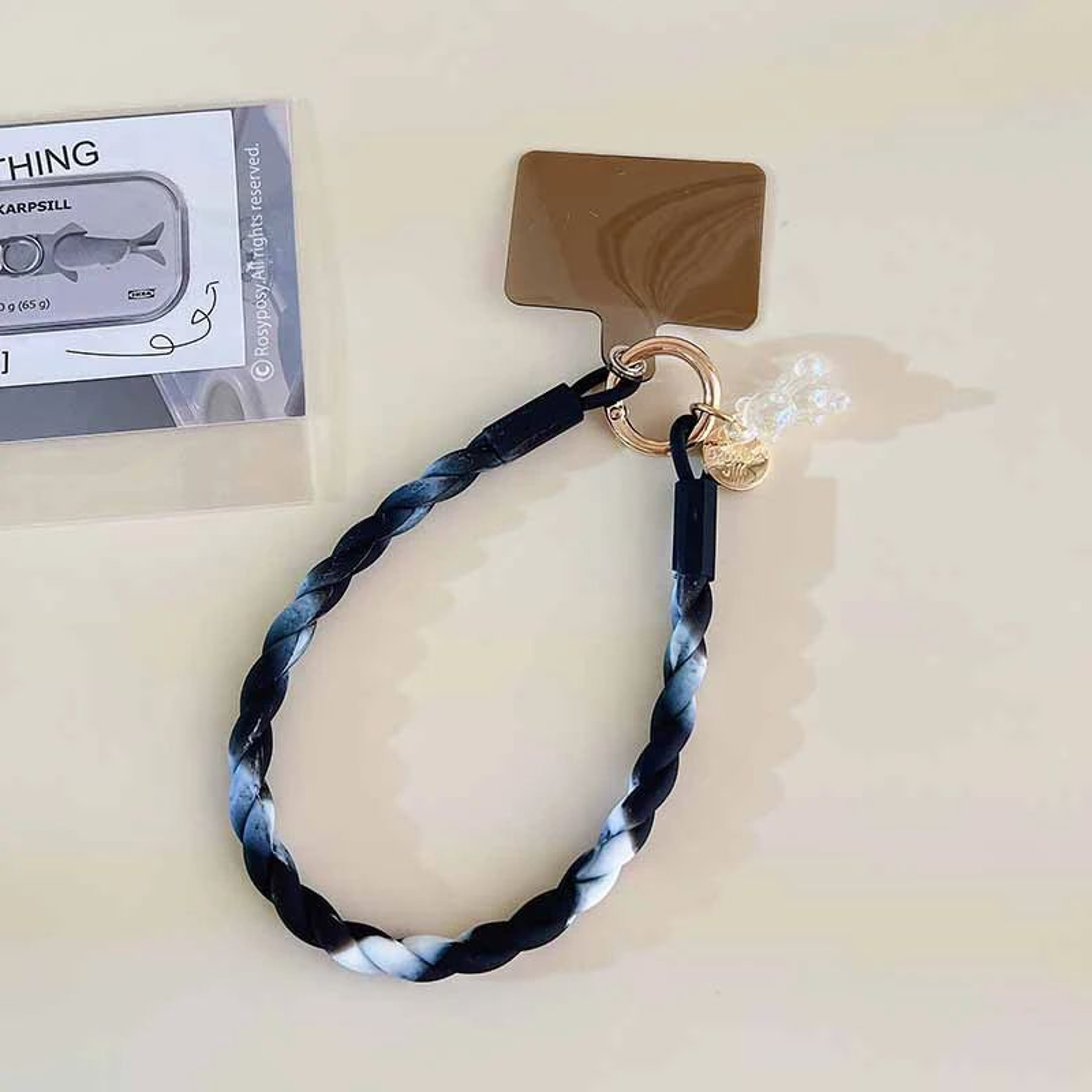 Cute Luminous Bear Phone Strap Long Lanyard Silicone Pendant 8
