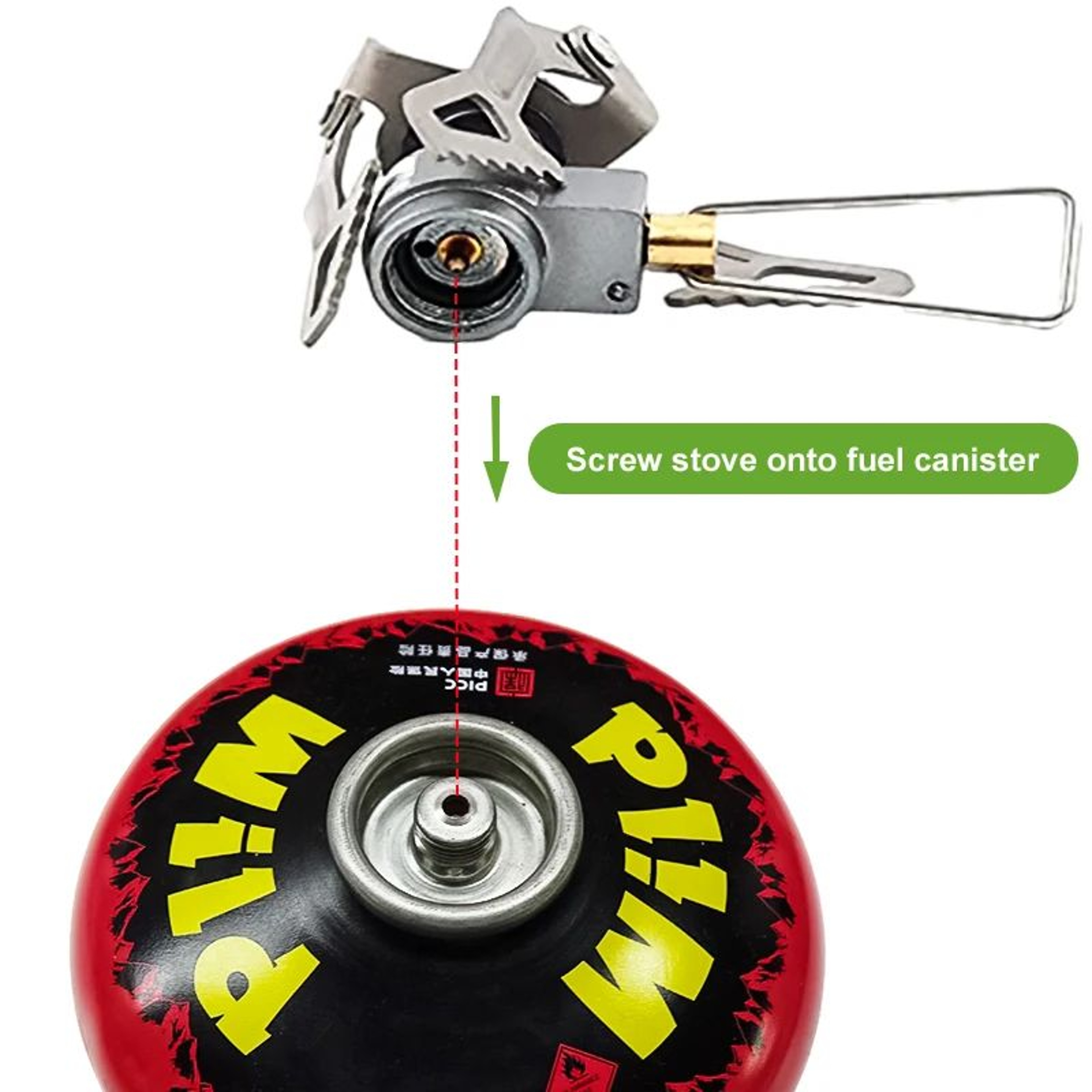 Ultralight Titanium Camping Gas Stove BRS 3000T Portable Outdoor Burner 2