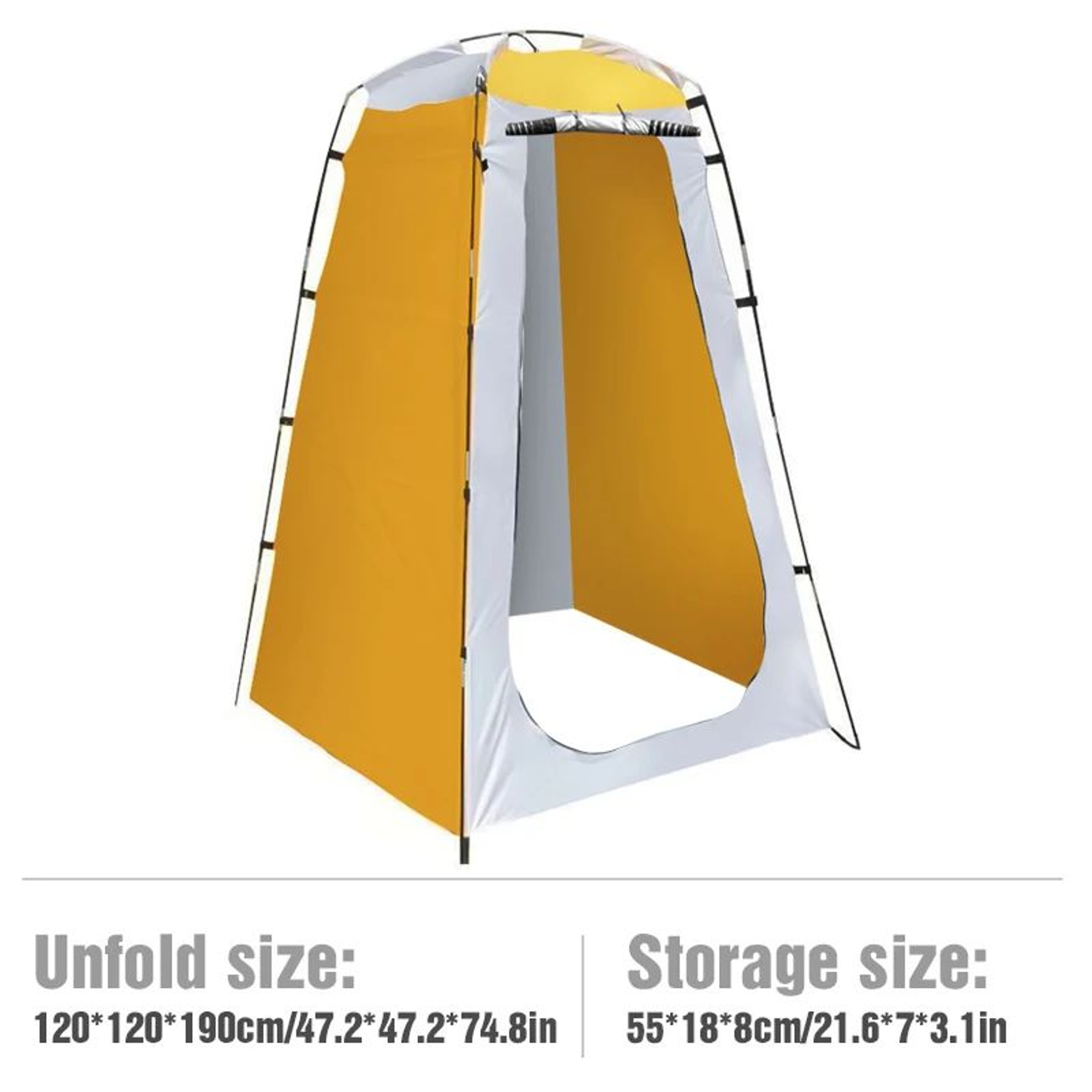 Westtune Portable Waterproof Privacy Shower Tent Outdoor Changing Shelter 9