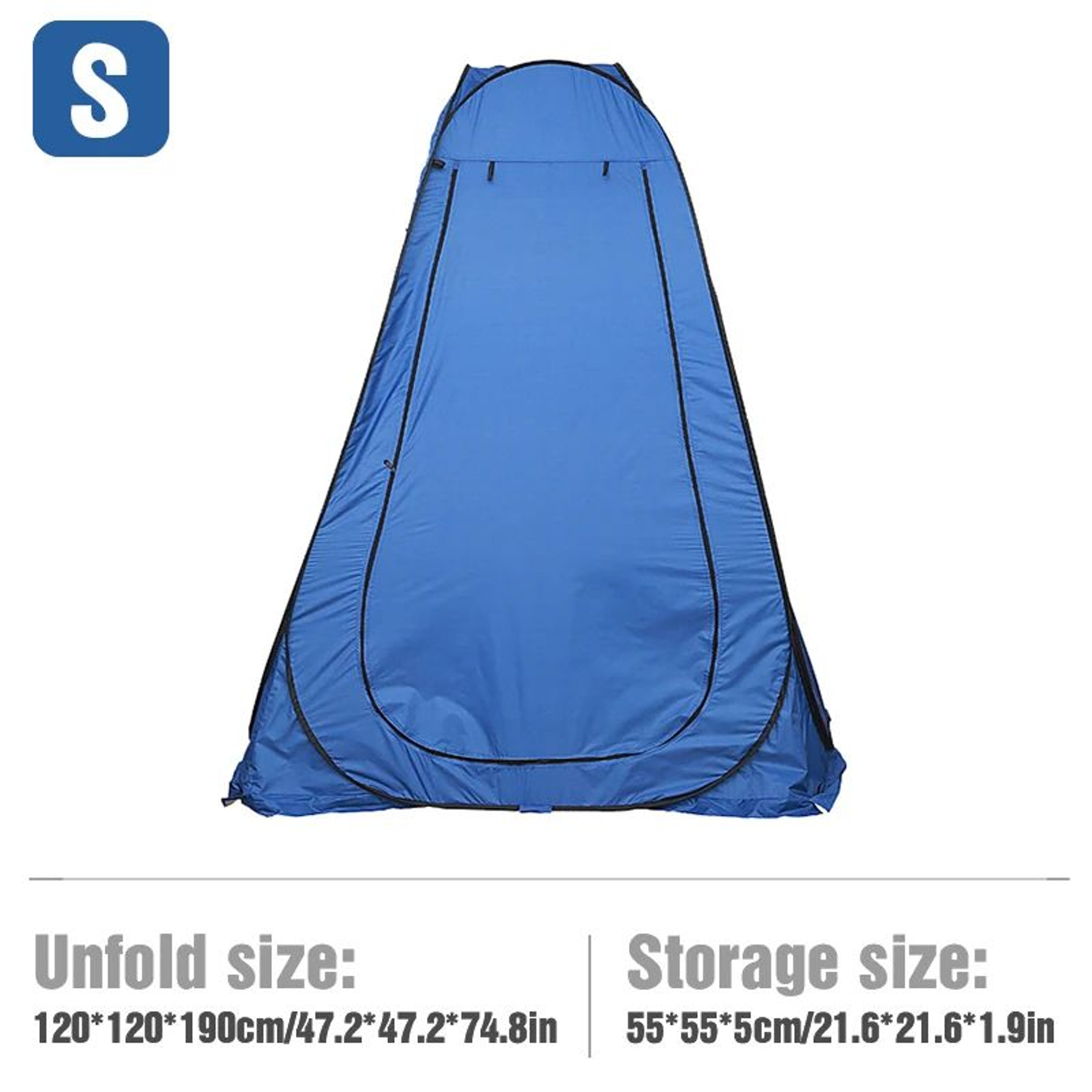 Westtune Portable Pop Up Camping Shower Tent Privacy Changing Room Shelter 8