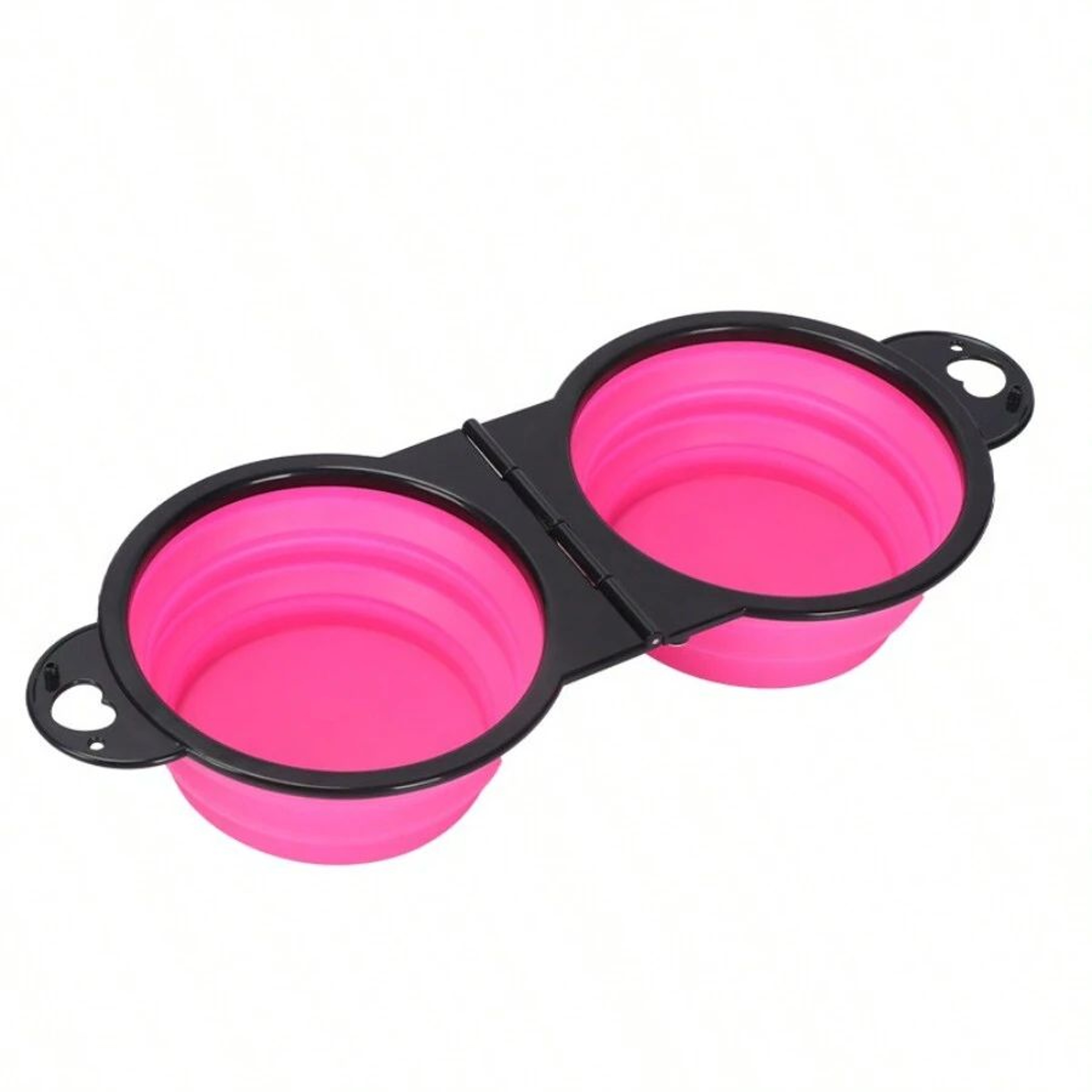 Foldable Dual Bowl Portable Pet Feeding And Water Bowl For Travel 7
