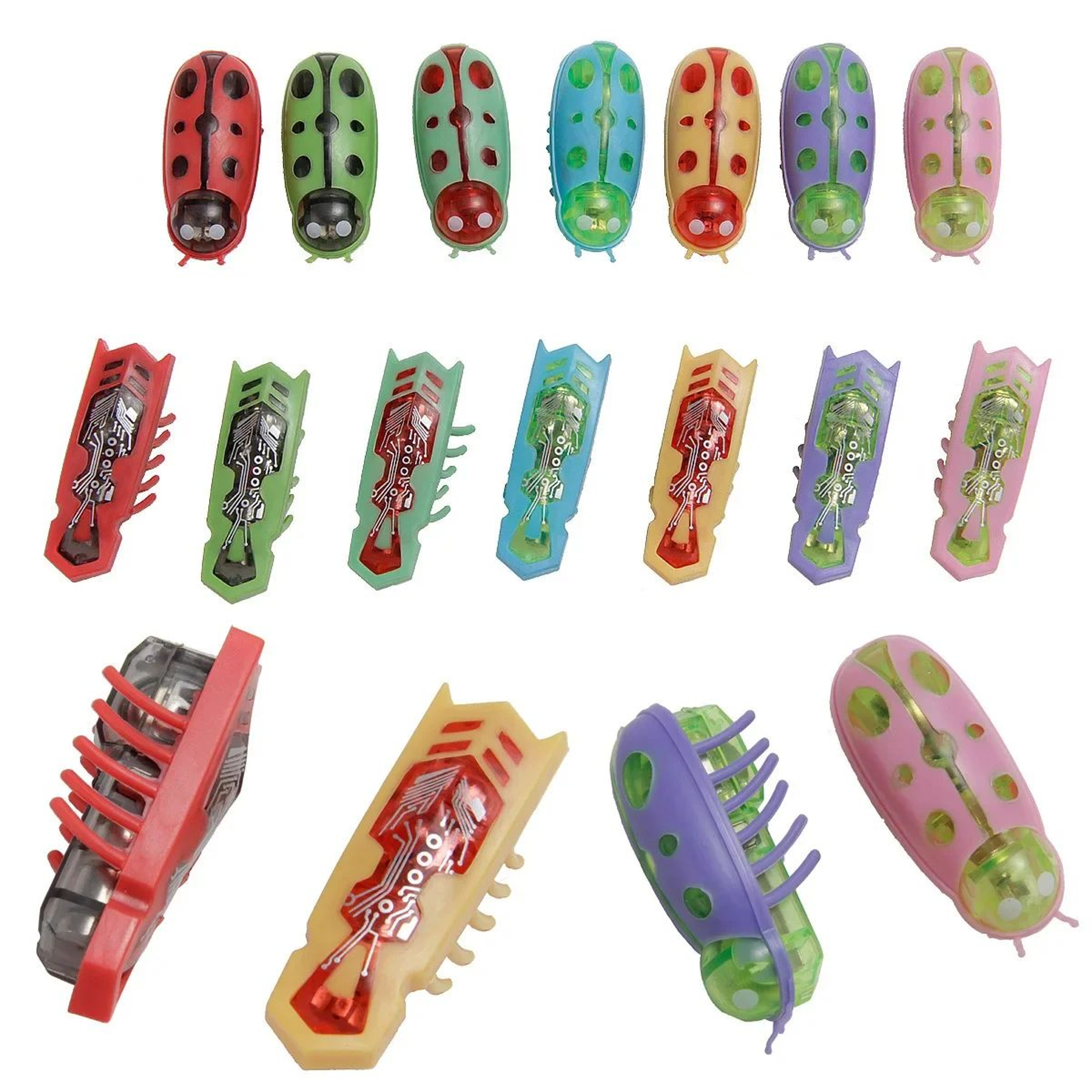 Mini Electric Ladybug Cat Toy Interactive Walking Insect Pet Toy 0