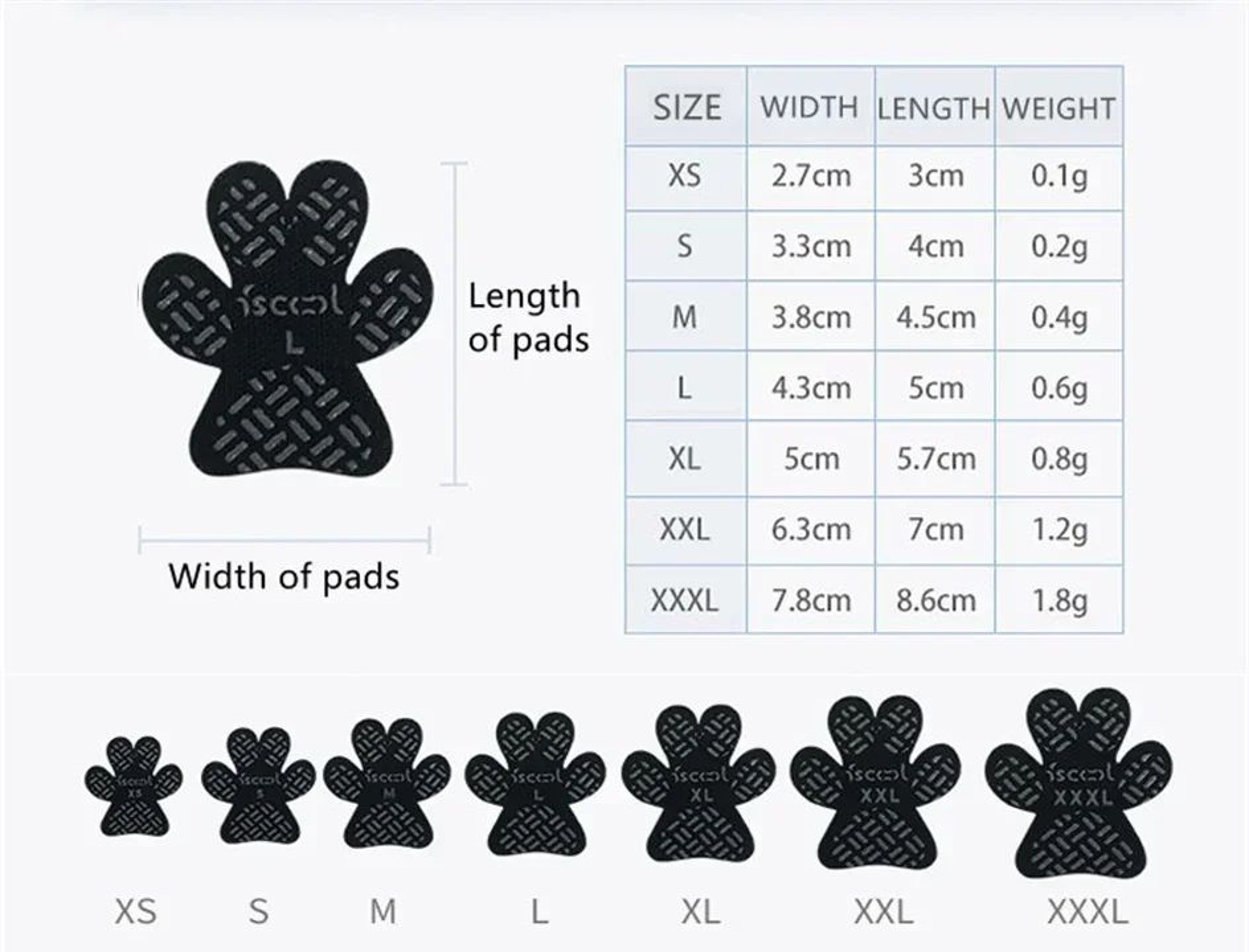 Dog Anti Slip Paw Pads Waterproof Self Adhesive Paw Protectors For Dogs 7