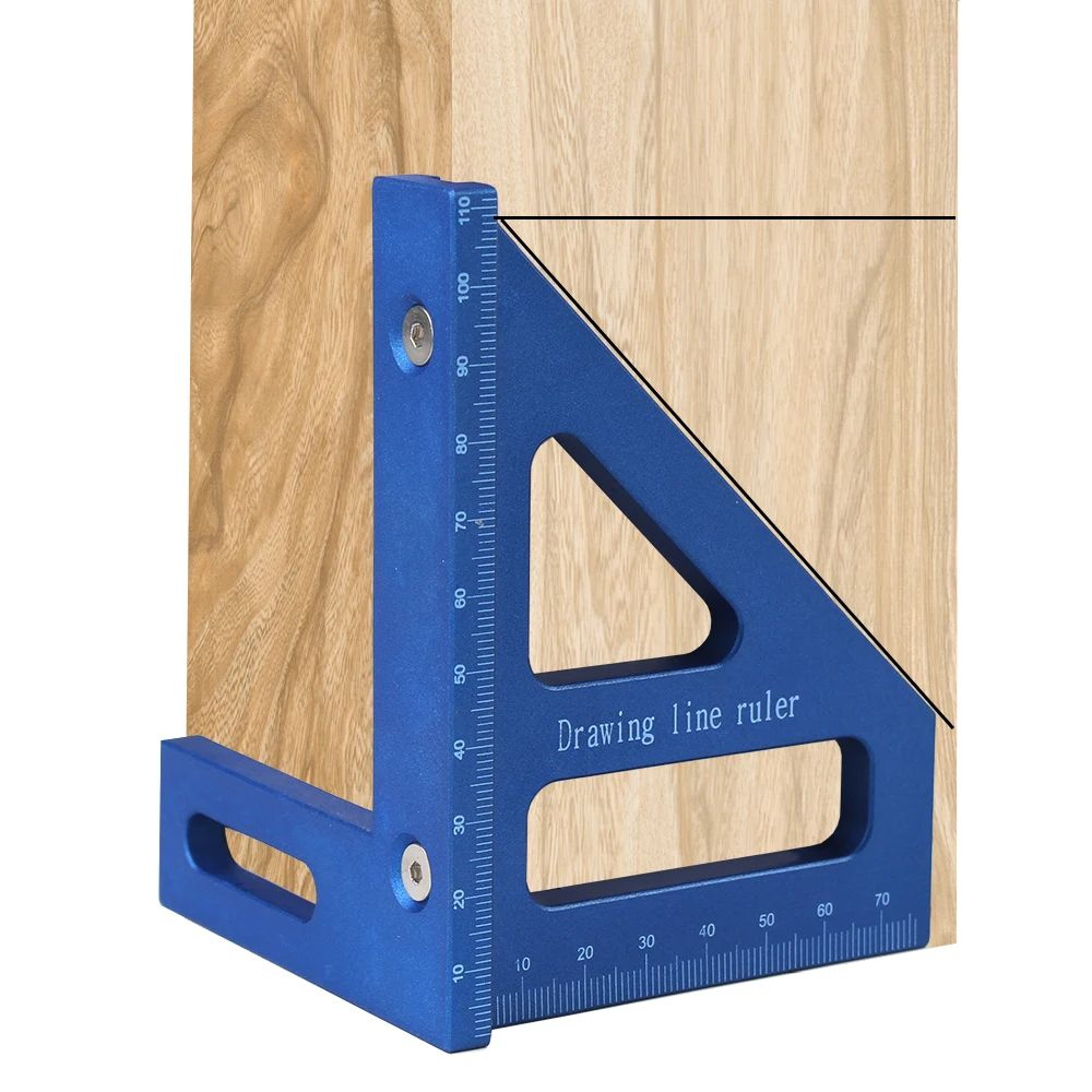 3D MultiAngle Measuring Ruler  4590 Carpentry Square  Miter Triangle Layout Tool 0