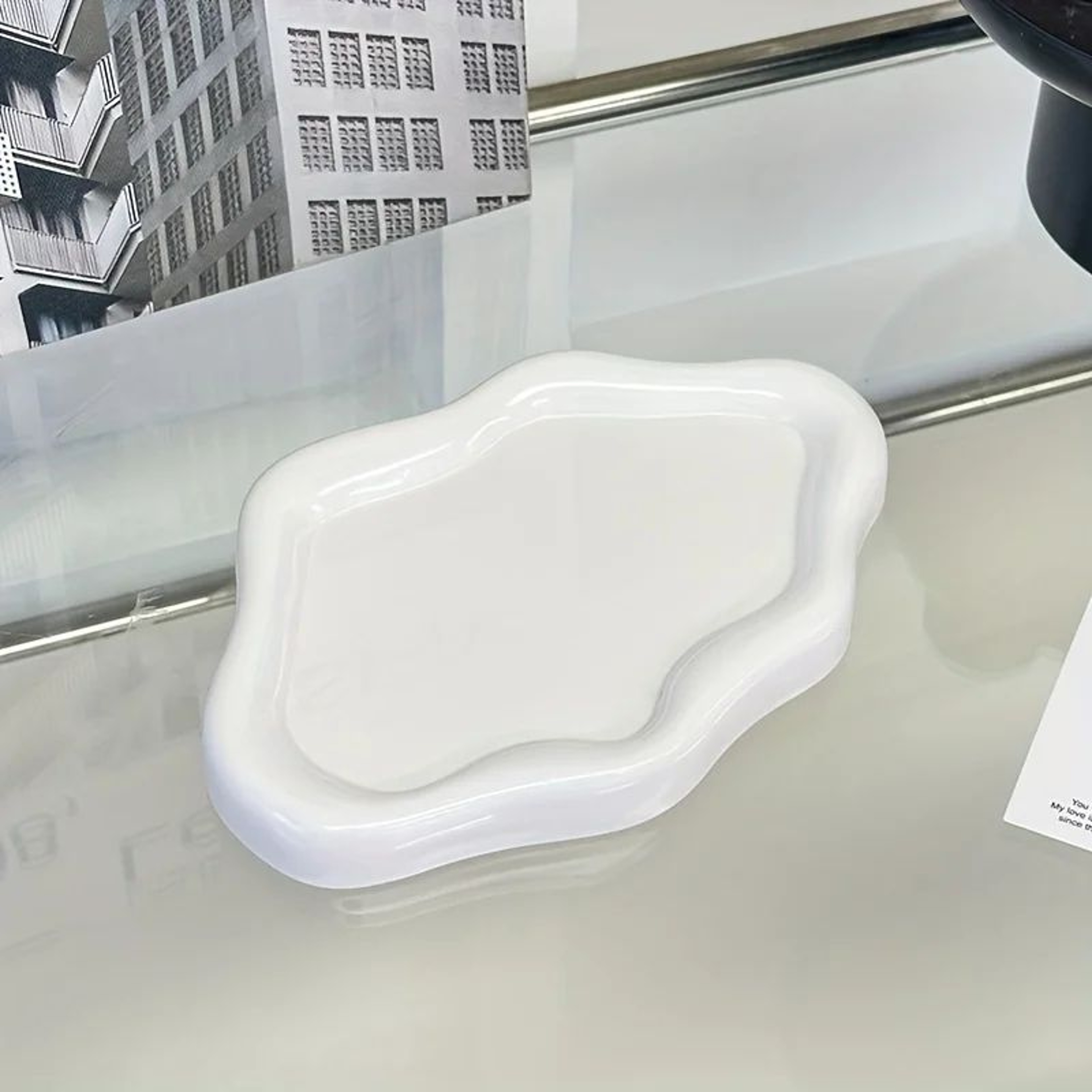 CloudShaped Jewelry Tray  Decorative Storage Plate For Earrings Bracelets  Necklaces Ideal Home Dec 7