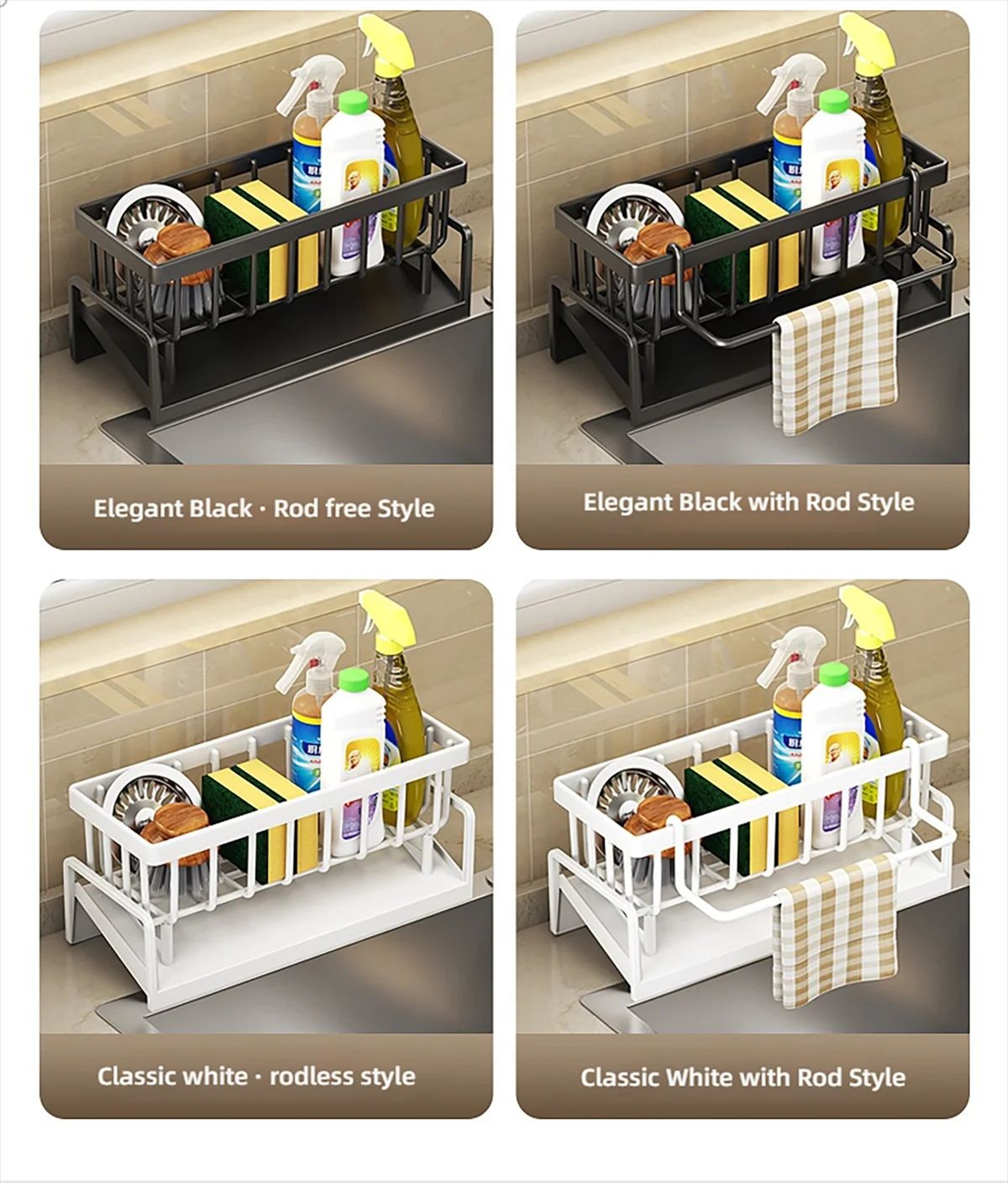 Kitchen Sink Drain Rack Organizer 7