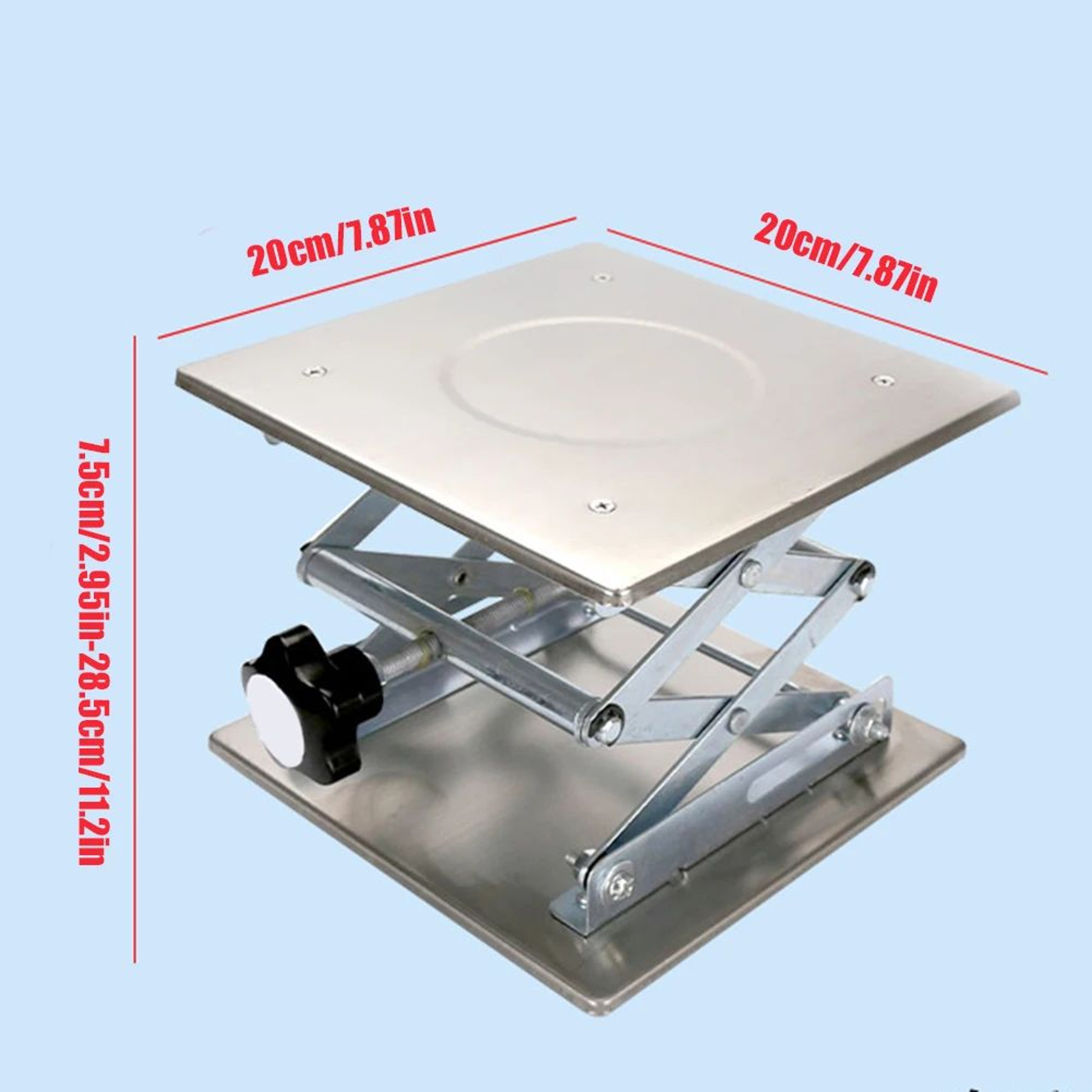 Manual Laboratory Scissor Lift Platform 5