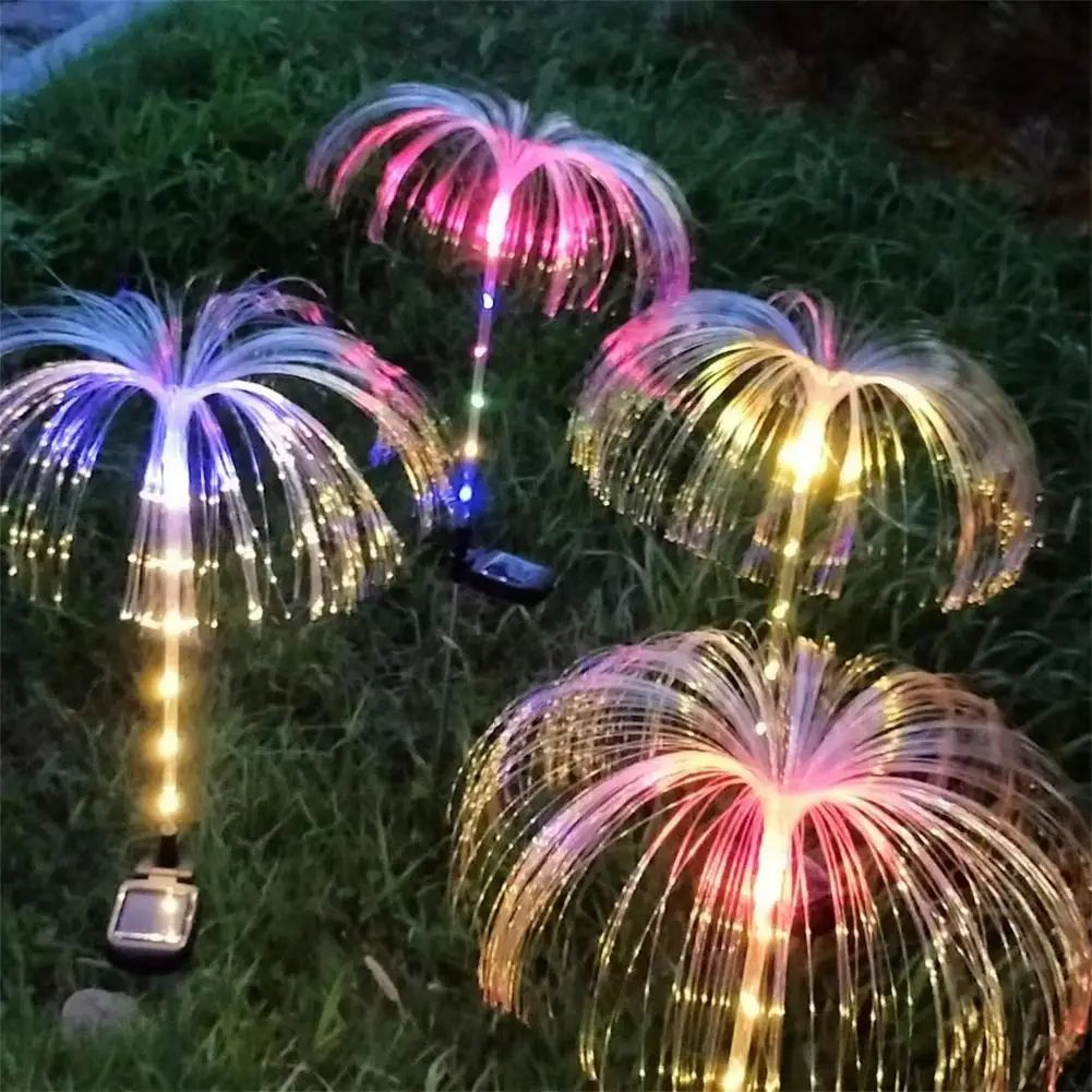 Solar Jellyfish Garden LED Lights 7