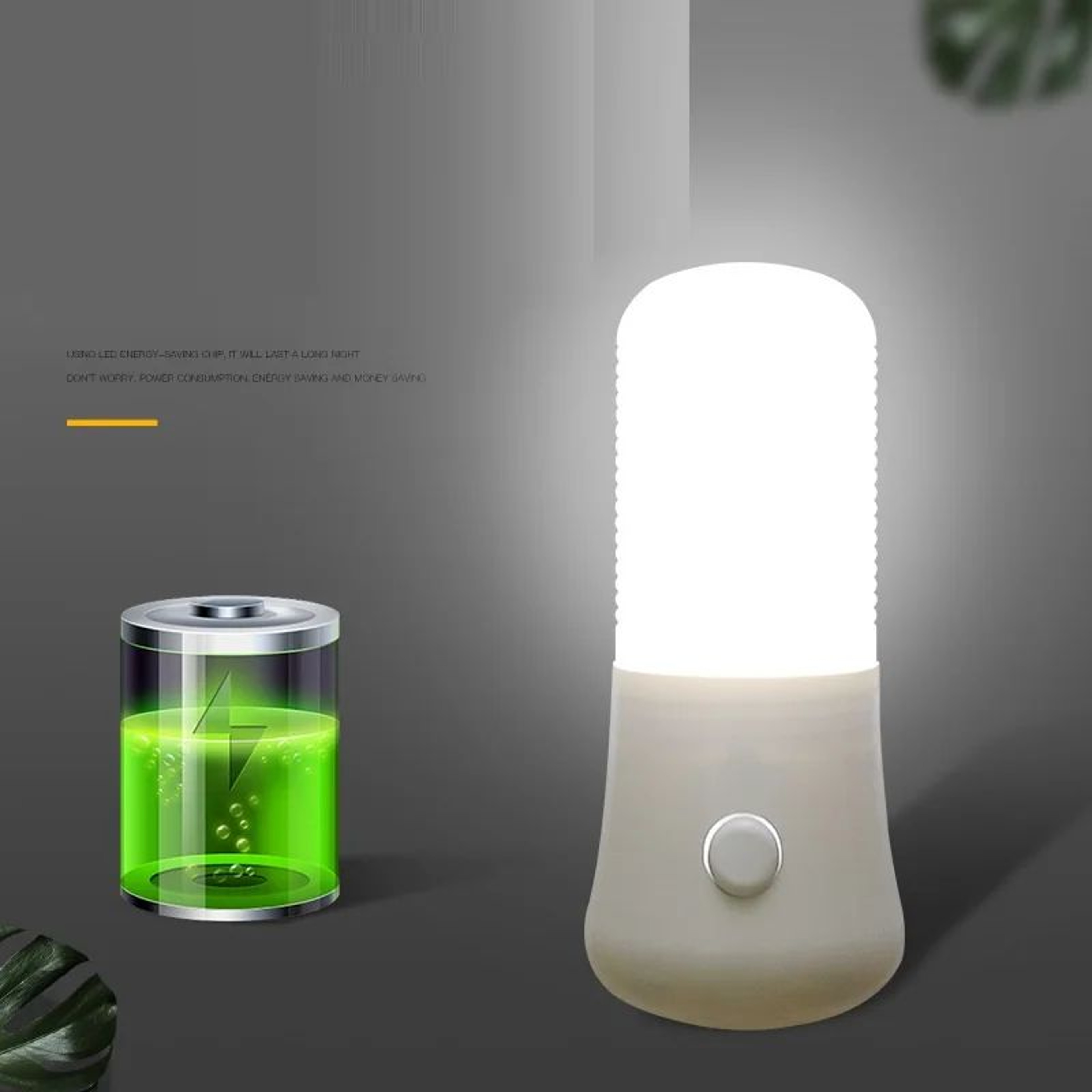 Plug In LED Night Light With Switch 3