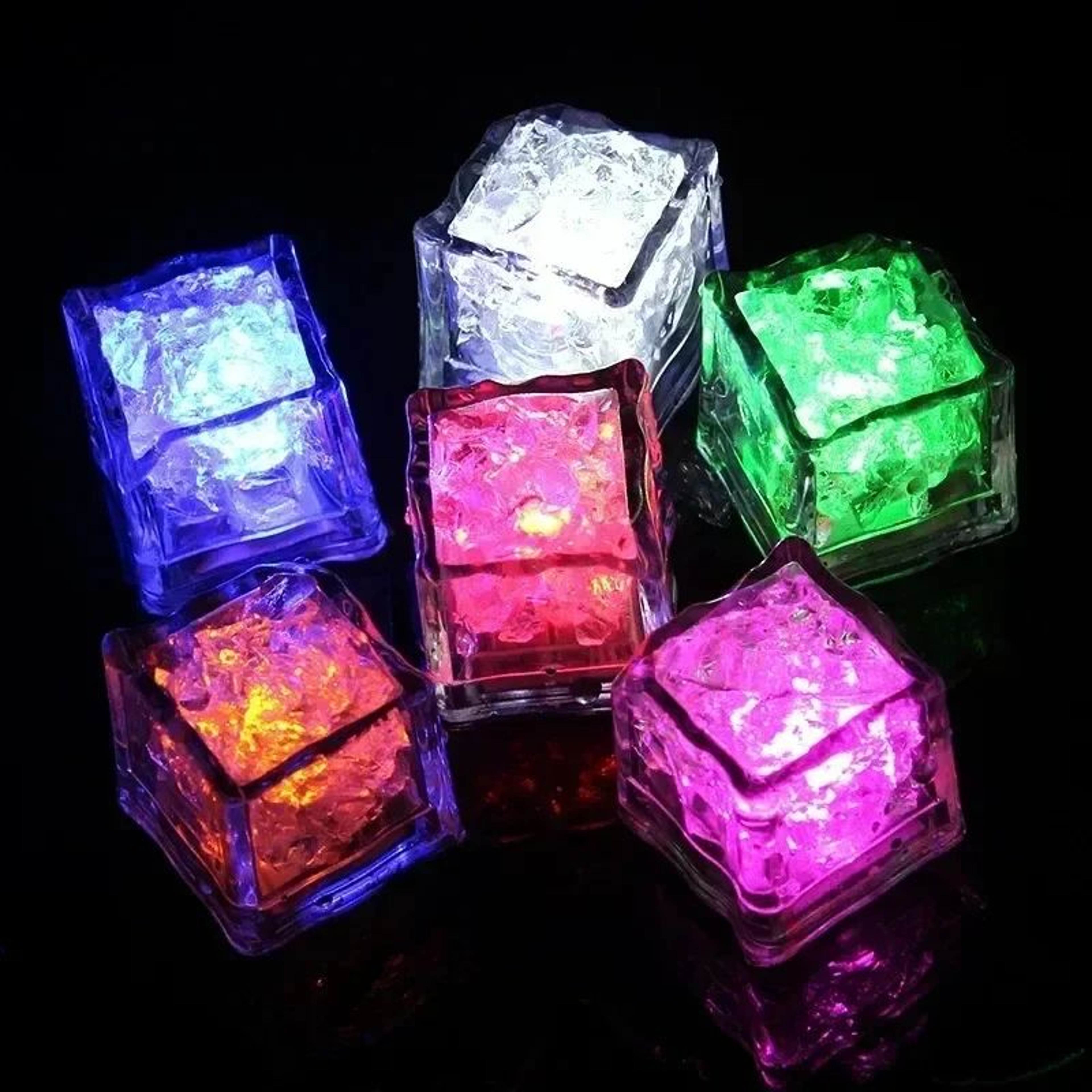 LED Color Changing Luminous Ice Cubes Set 1