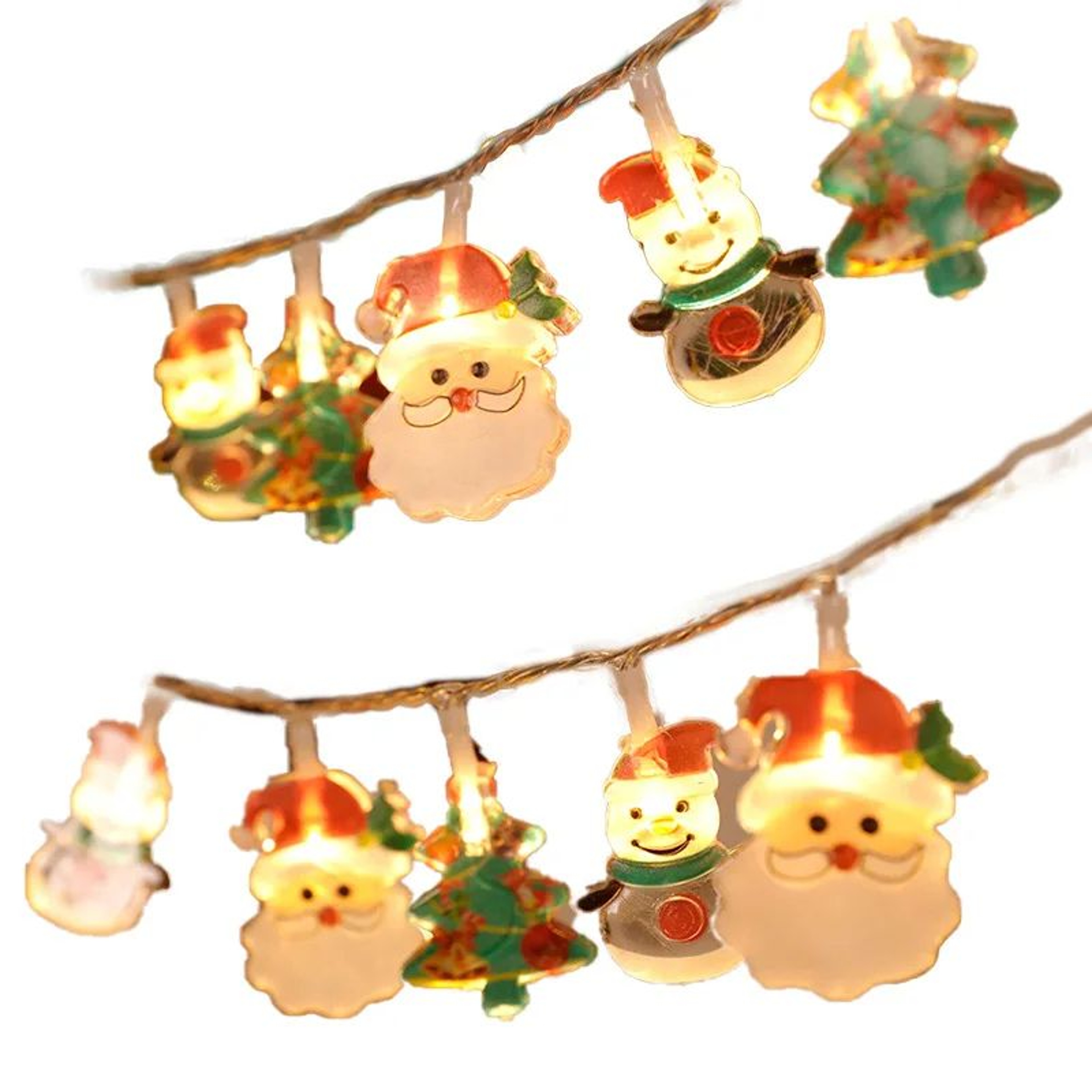 Christmas Santa Snowman LED String Lights 5